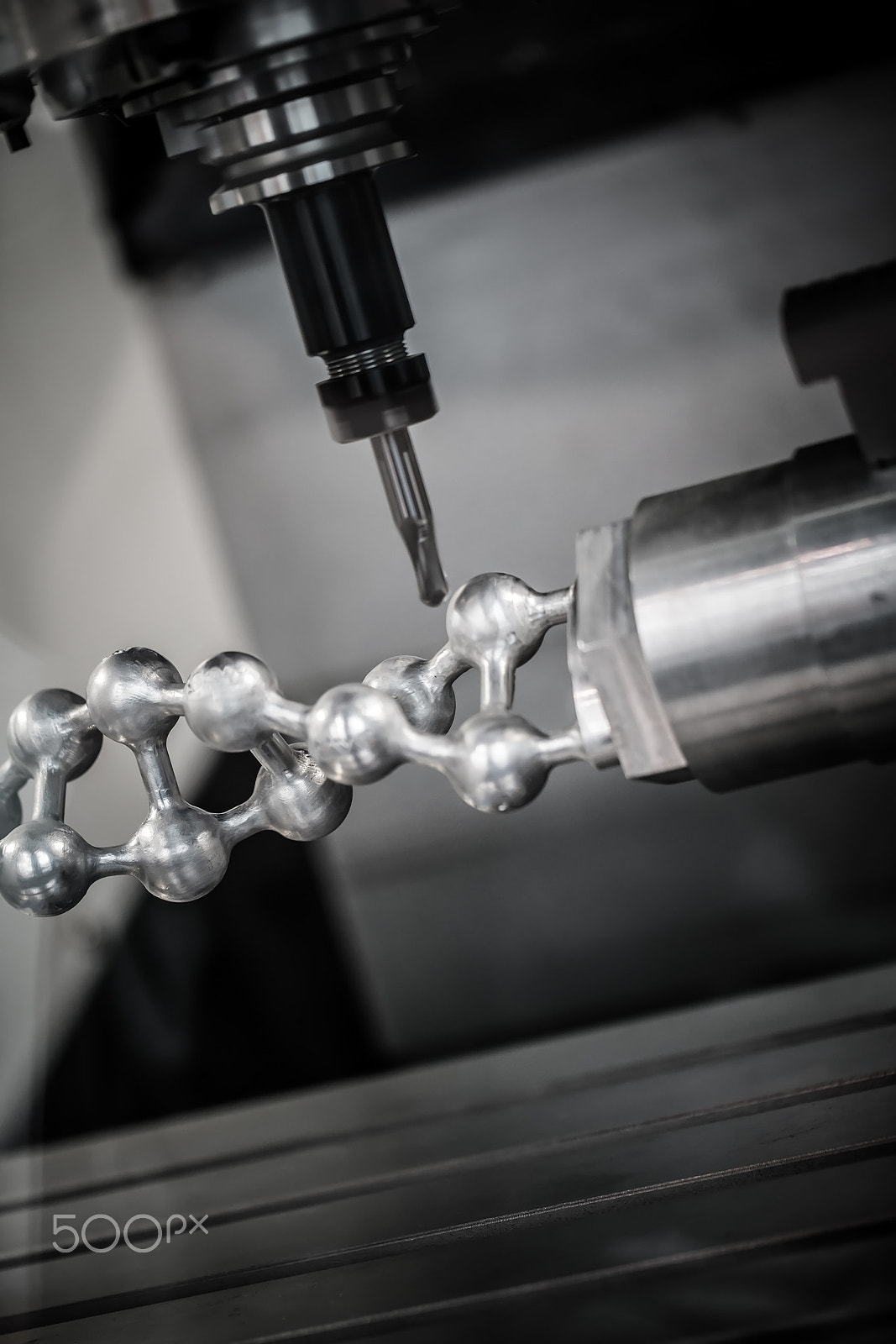Canon EF 100mm F2.8L Macro IS USM sample photo. Metalworking cnc milling machine. photography