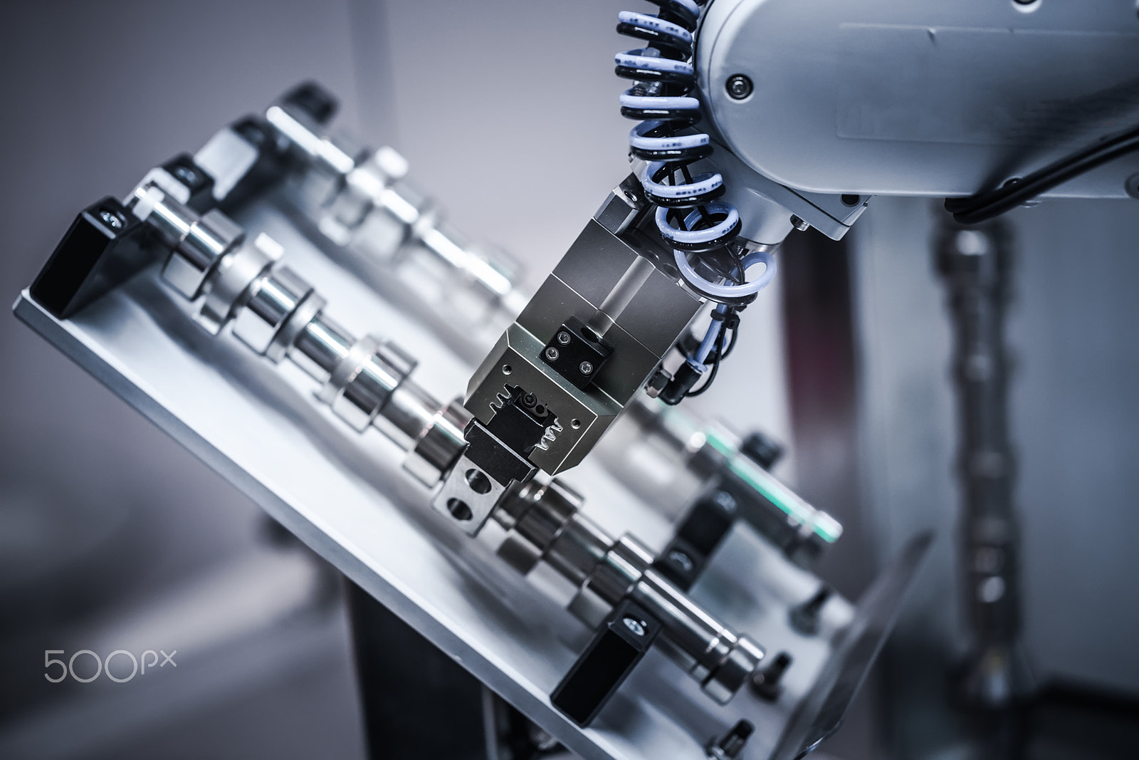 Canon EF 100mm F2.8L Macro IS USM sample photo. Metalworking cnc milling machine. photography