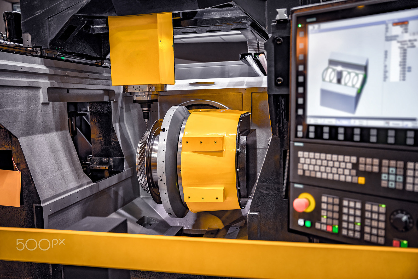Canon EF 24-70mm F2.8L II USM sample photo. Metalworking cnc milling machine. photography