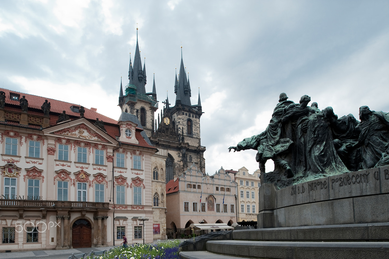 Nikon D700 sample photo. Old town square with jan hus photography