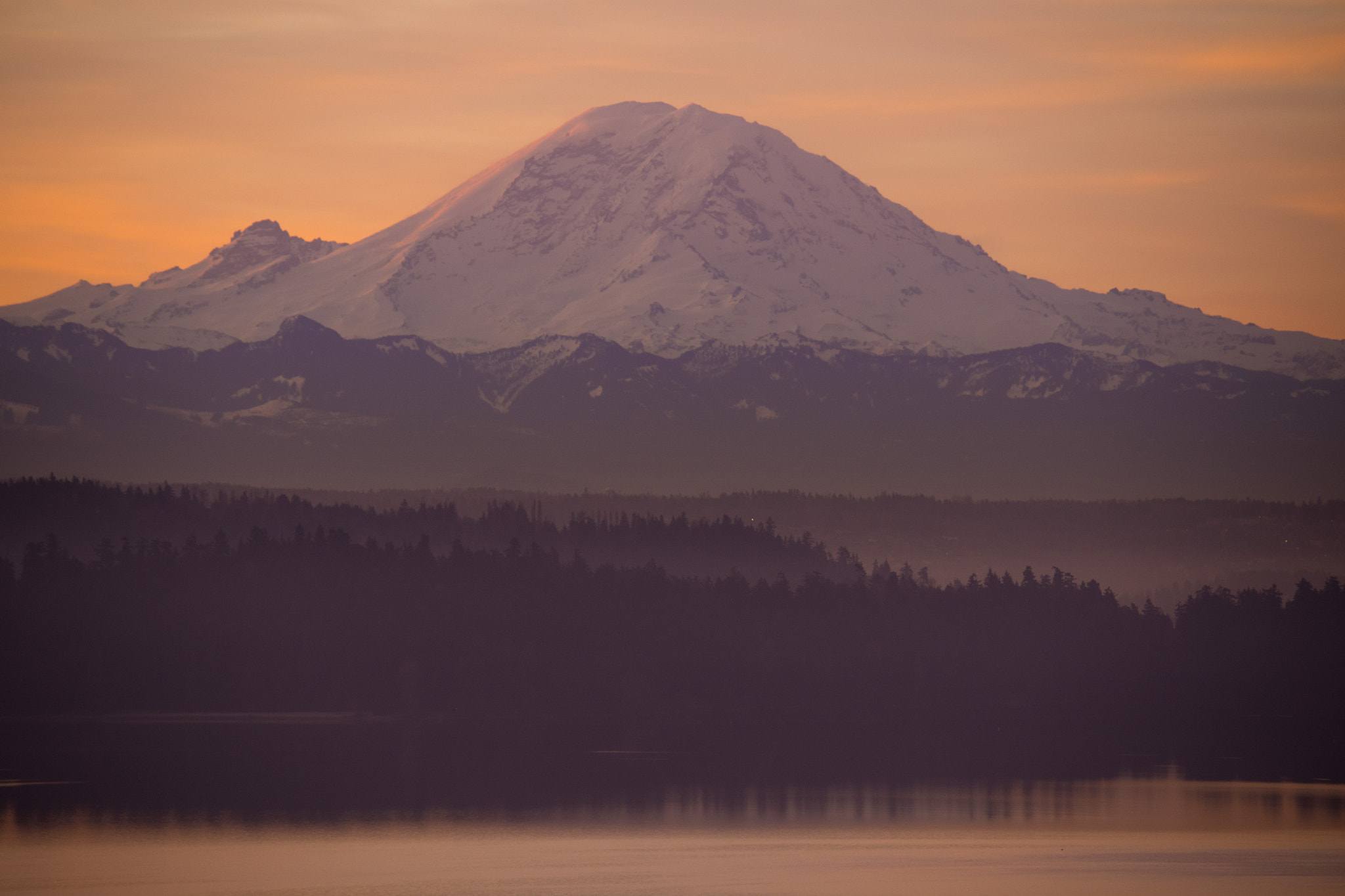 Nikon D500 sample photo. Mount rainier sunrise photography