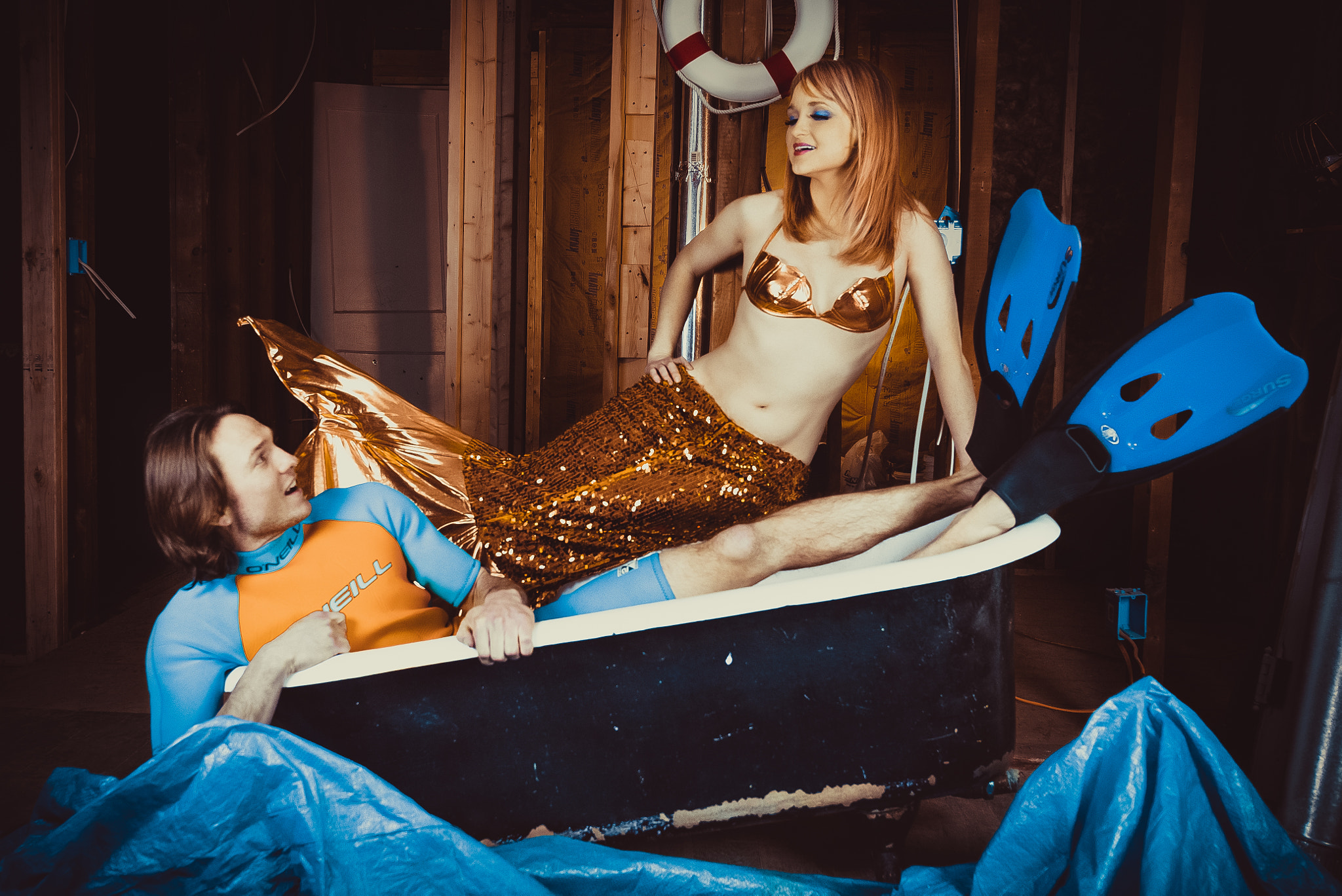 Nikon D600 sample photo. Every mermaid finds her diver photography