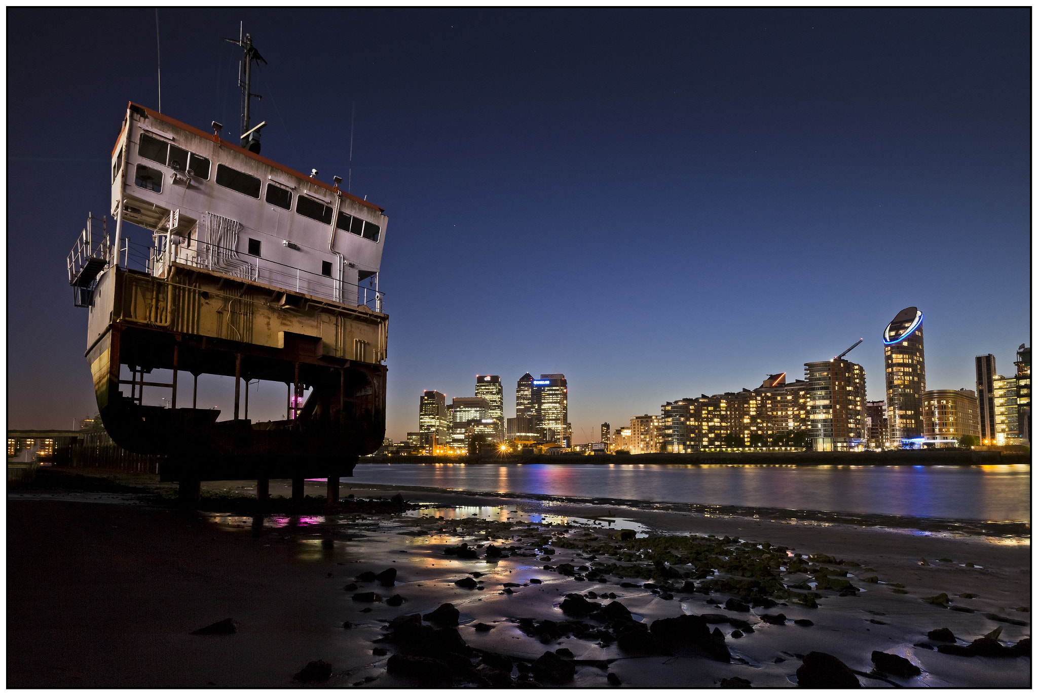 Canon EOS M sample photo. A slice of reality, docklands, london. photography