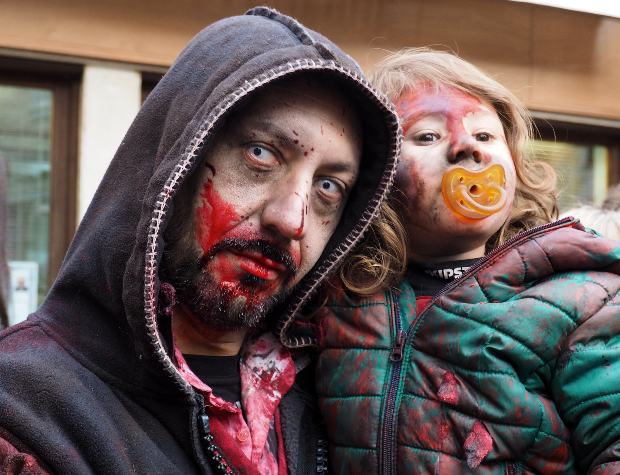 Olympus OM-D E-M1 sample photo. Zombies father&son photography