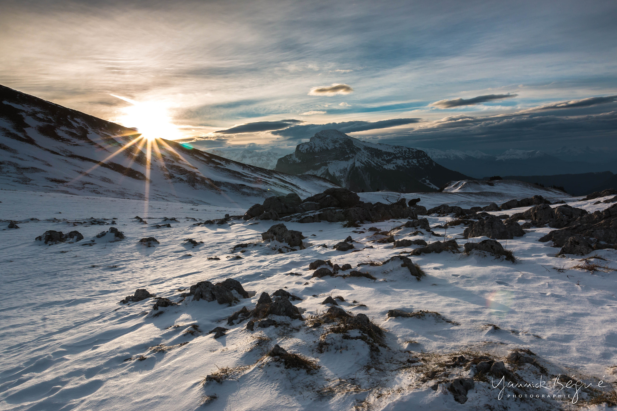 Canon EOS 70D + Canon EF 16-35mm F2.8L II USM sample photo. Sunrise in french alps photography