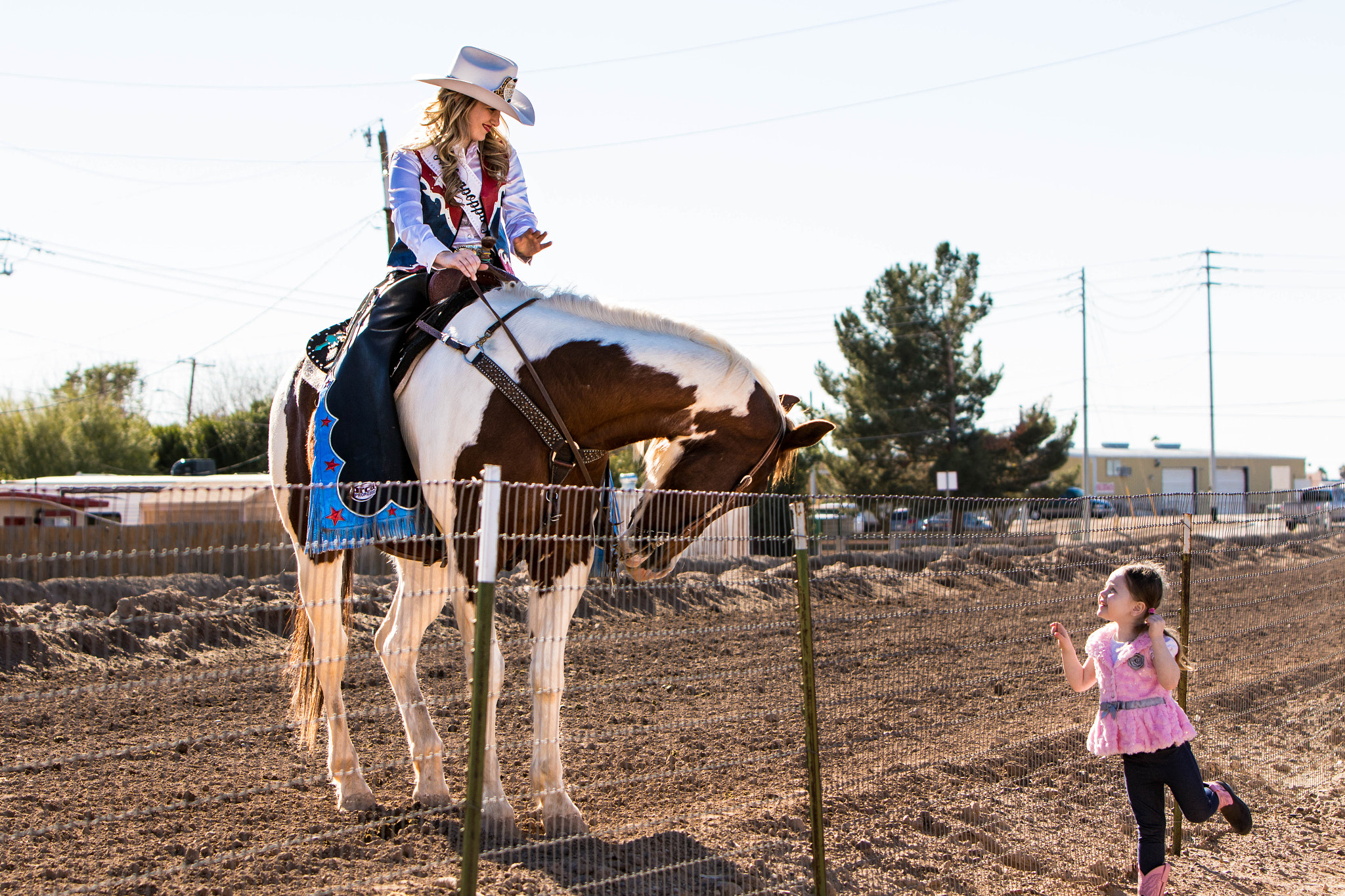 Canon EF 70-200mm F2.8L IS USM sample photo. Little princess meets a rodeo queen photography