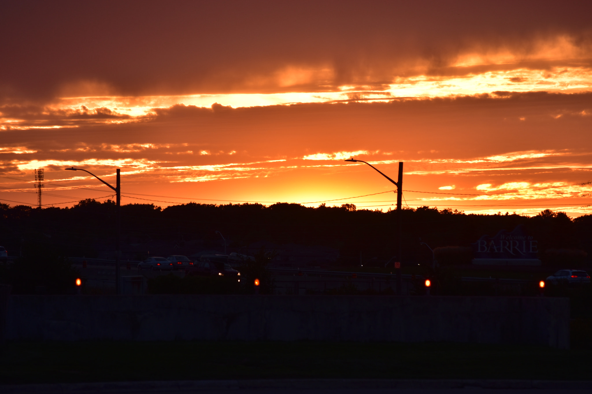 Nikon D5500 sample photo. Sunset photography