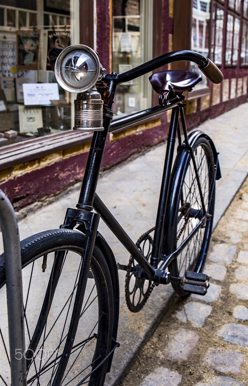 Canon EOS 6D + Tamron SP 35mm F1.8 Di VC USD sample photo. Bicycle in the old city of aarhus, denmark photography