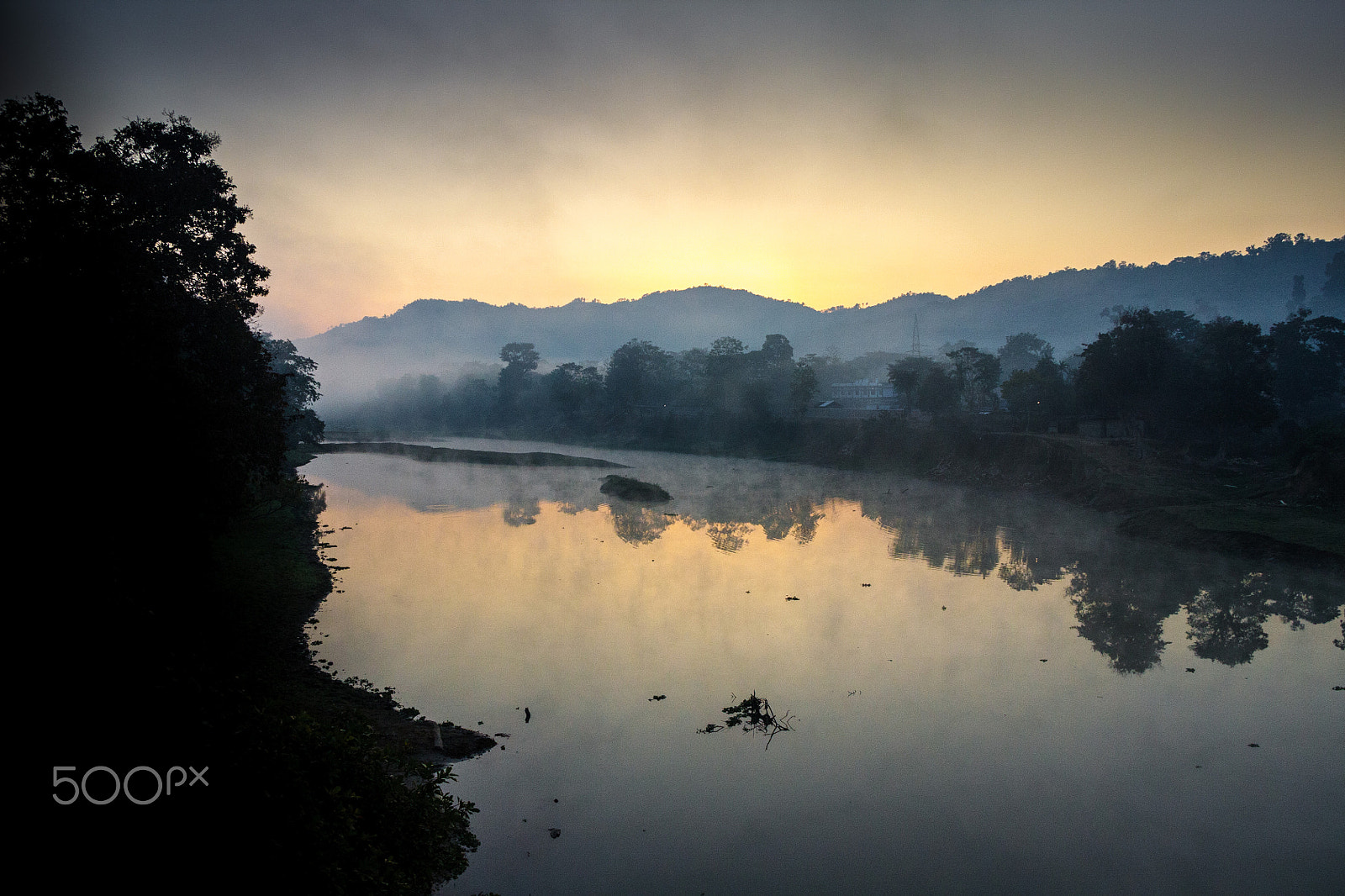 Canon EOS 450D (EOS Rebel XSi / EOS Kiss X2) sample photo. Morning at kaziranga photography