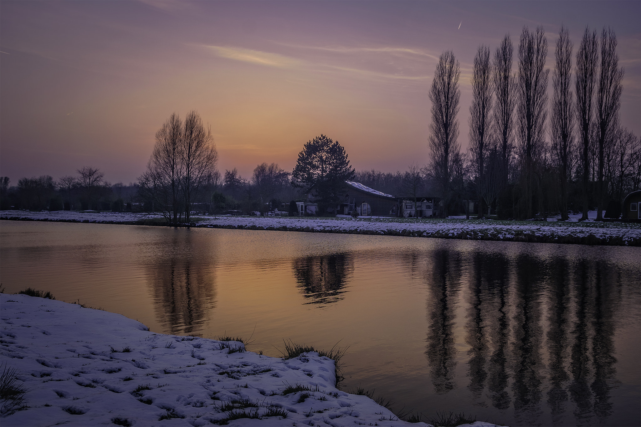 Sony ILCA-77M2 + Sigma 17-50mm F2.8 EX DC HSM sample photo. Winter in groenekan 2 photography