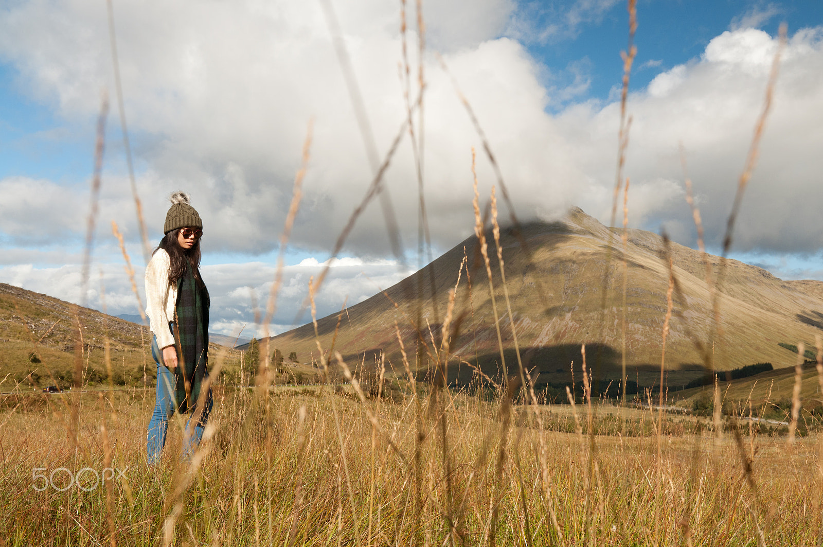 Nikon D5000 sample photo. Across the field photography