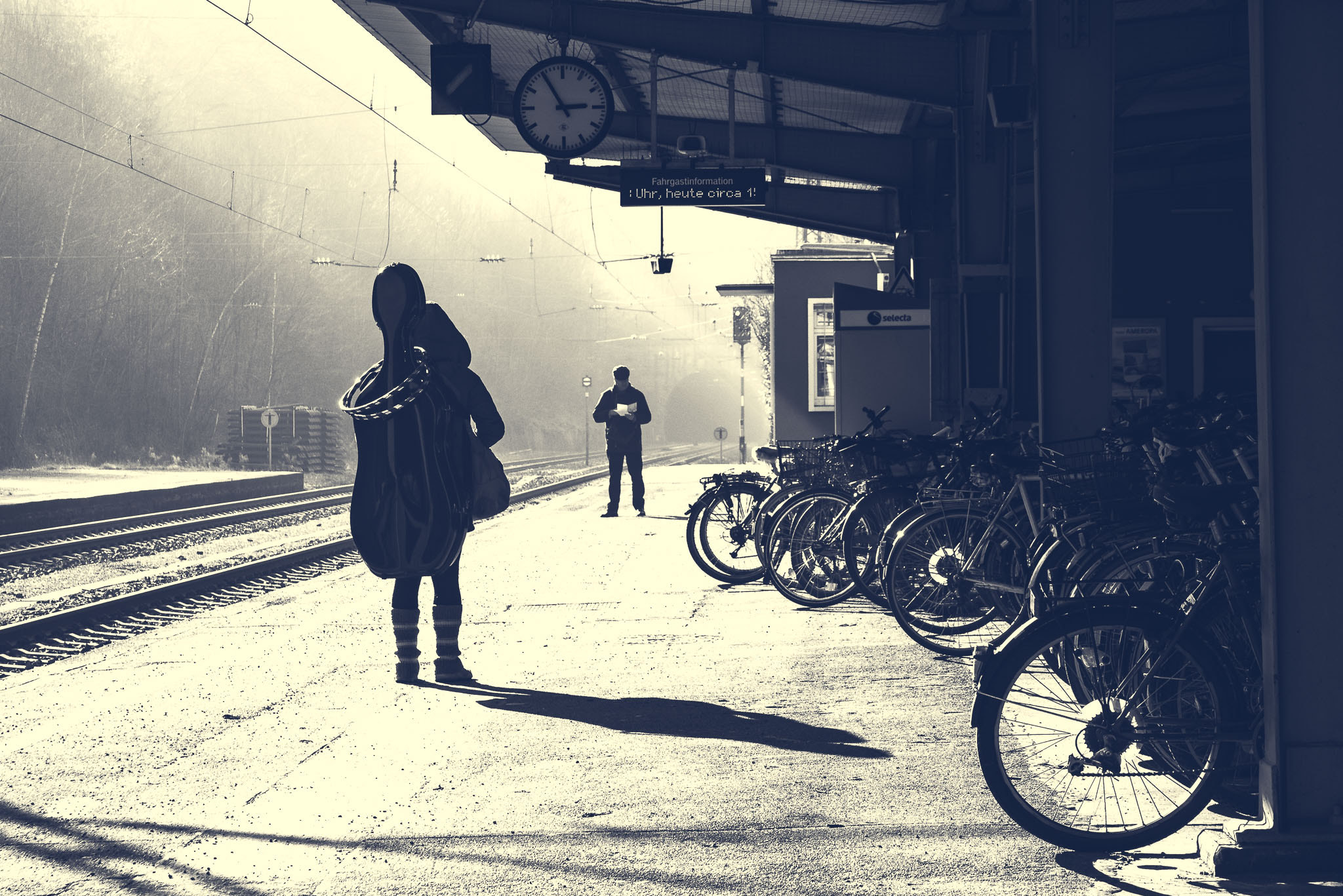 LUMIX G VARIO 12-60/F3.5-5.6 sample photo. Railway station (2/2017) photography