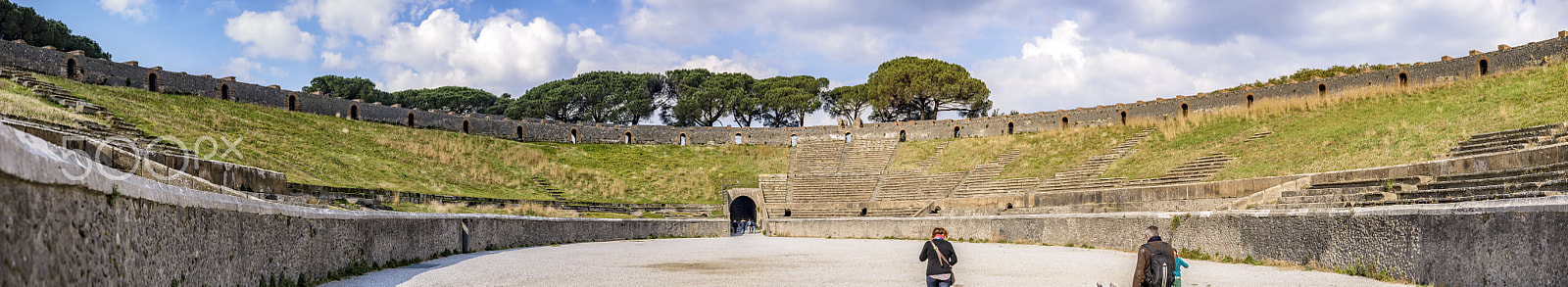 Nikon D610 + Sigma 24-105mm F4 DG OS HSM Art sample photo. Pompeii amphitheatre photography