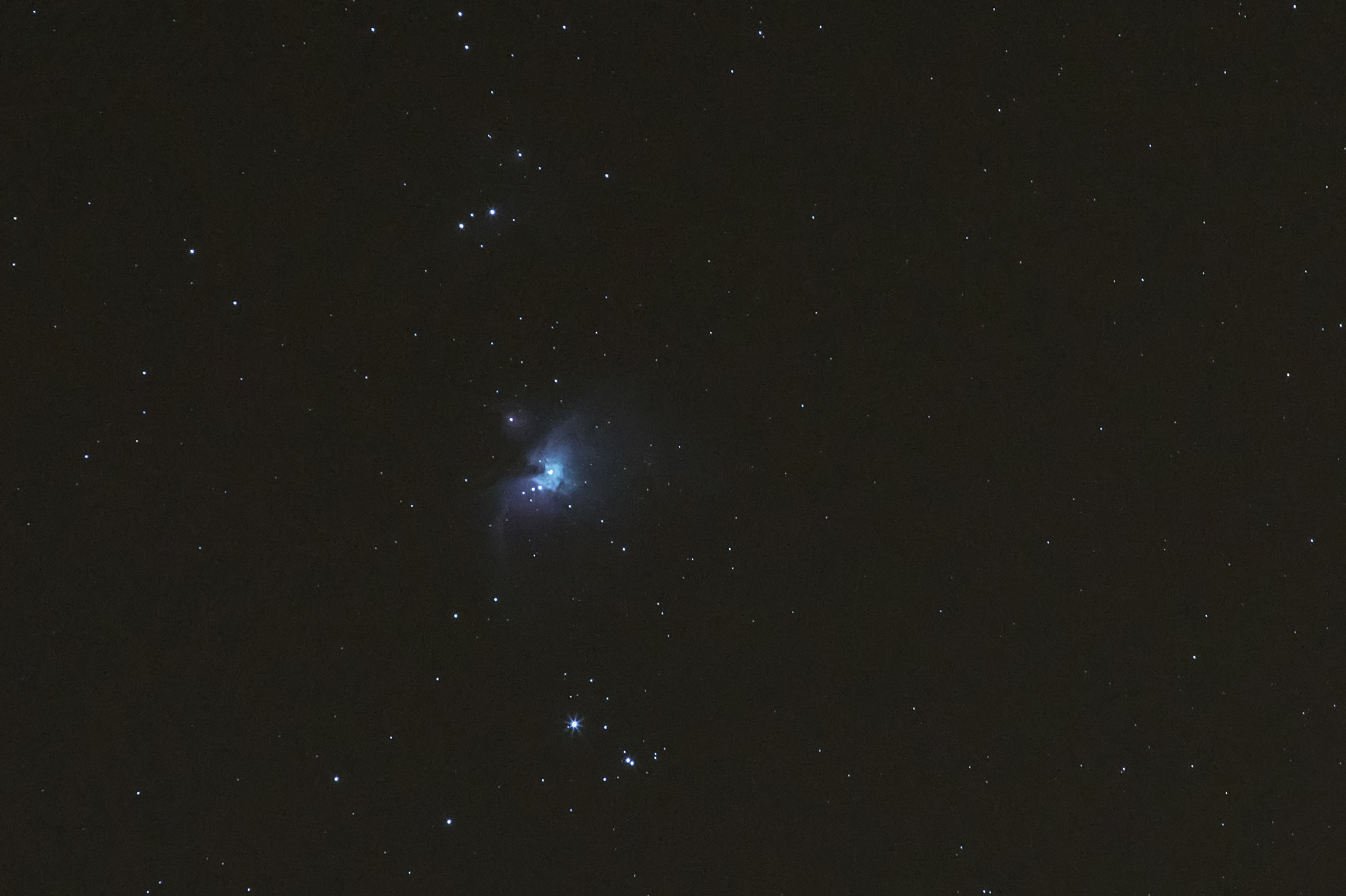 Canon EF 100-400mm F4.5-5.6L IS USM sample photo. M42 / orion nebula photography
