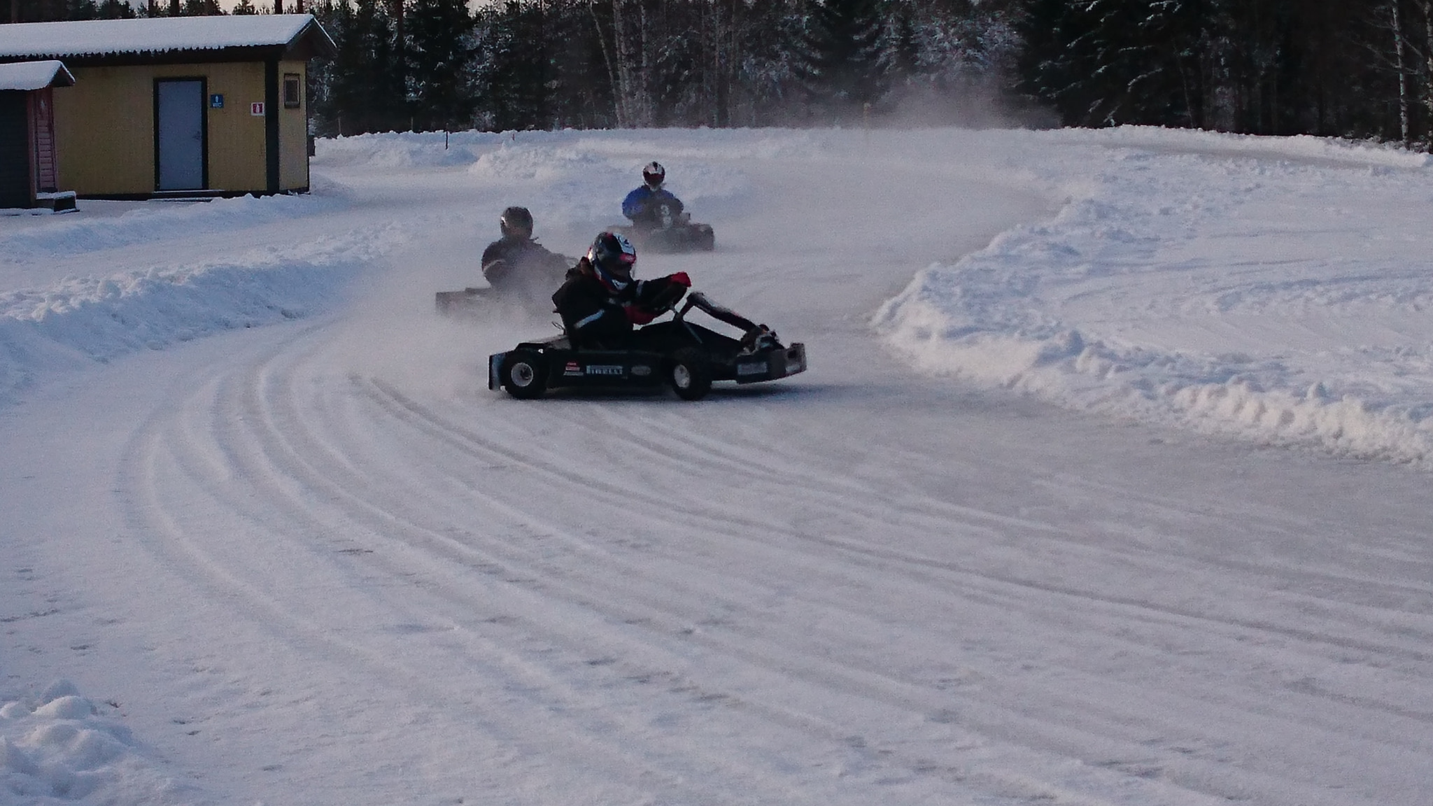 Sony Xperia Z3+ sample photo. Ice karting photography