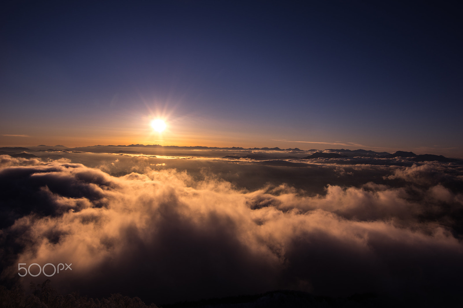 Pentax K-3 II sample photo. Sea of clouds photography