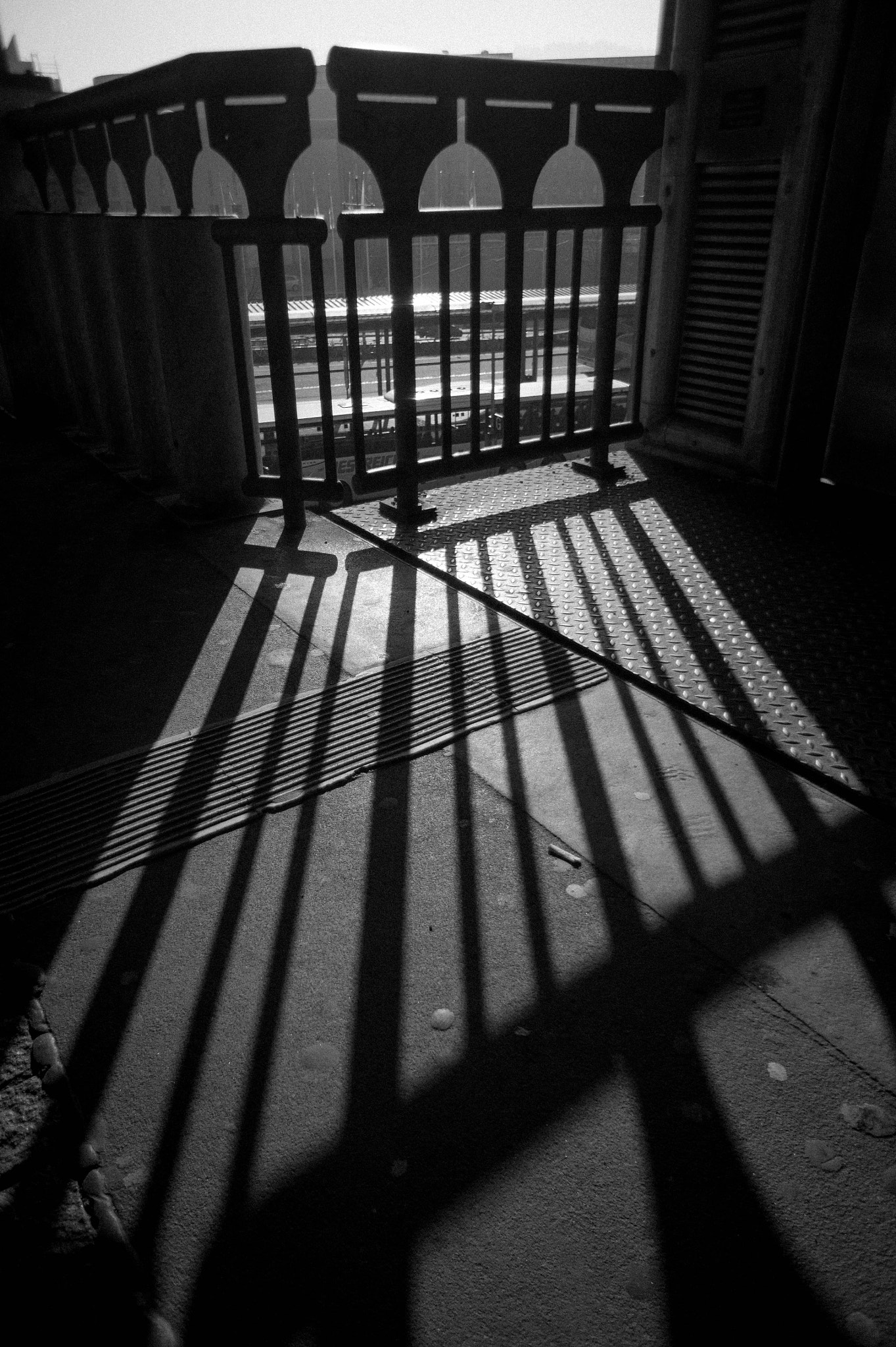 Sony E 16mm F2.8 sample photo. Light and shadow black and white photography