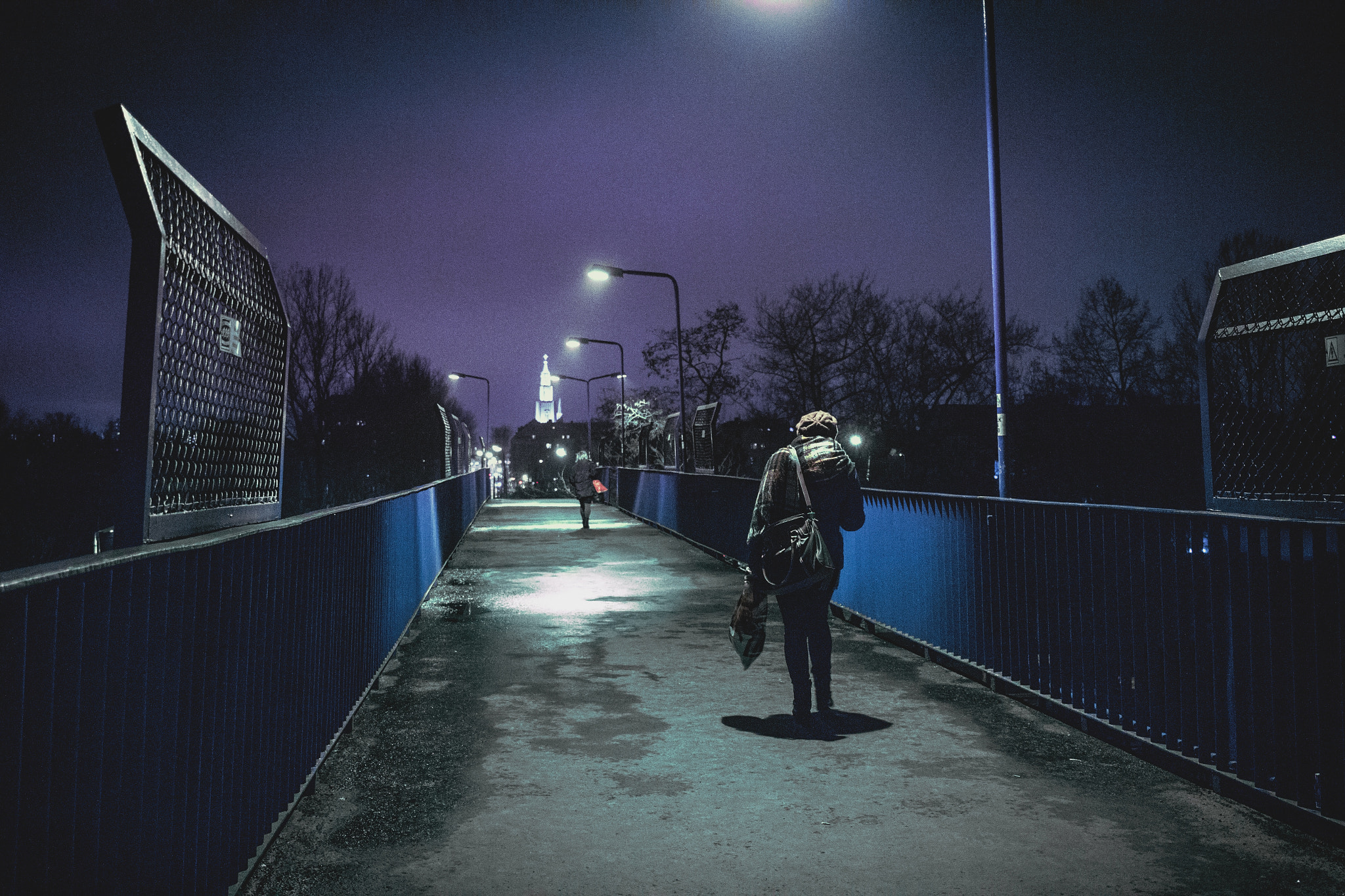 Canon EF-S 24mm F2.8 STM sample photo. Night way photography