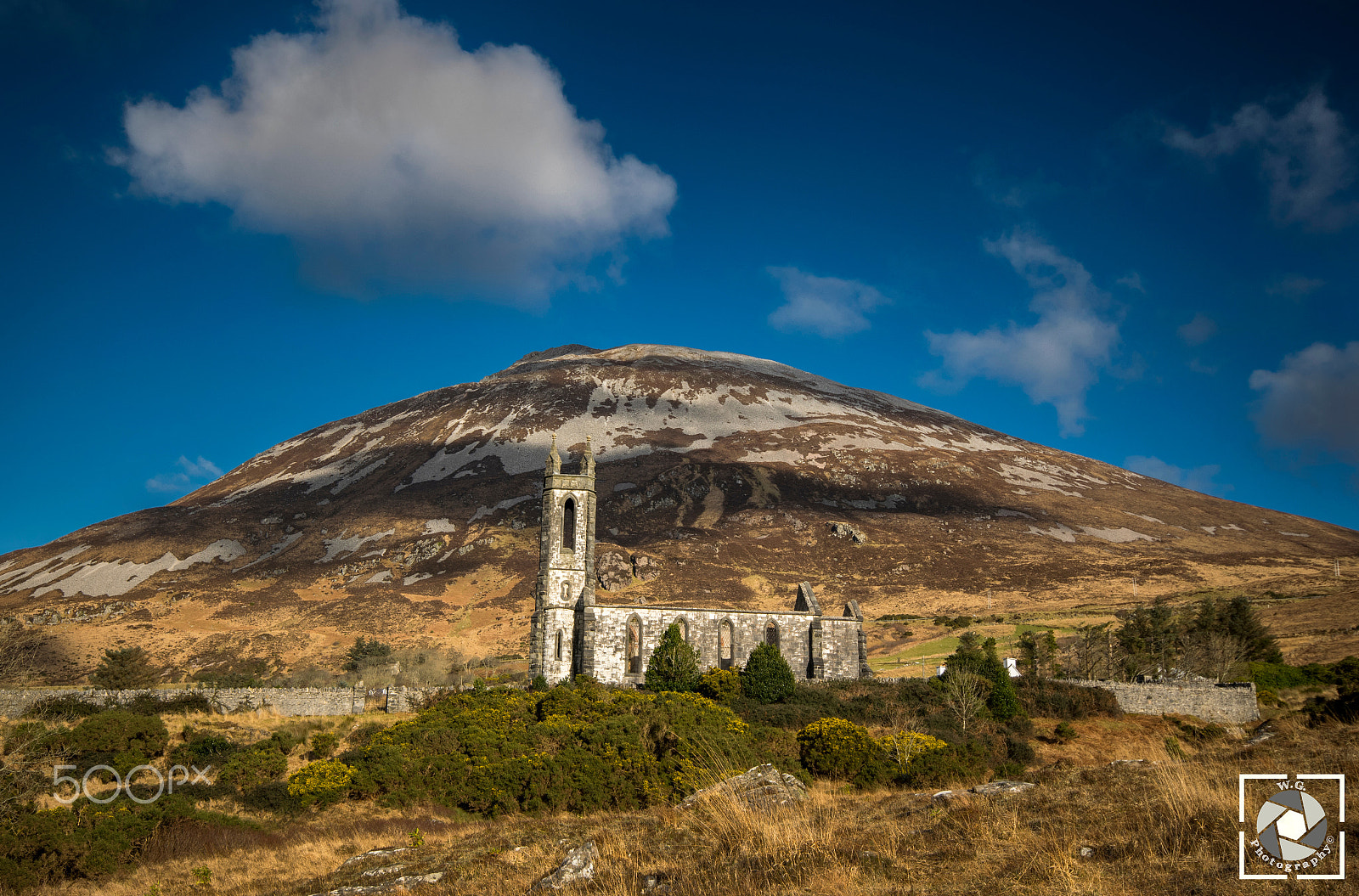 Sigma 10-20mm F4-5.6 EX DC HSM sample photo. Old church of dunlewey photography