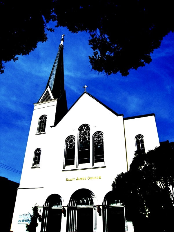 Canon POWERSHOT SD870 IS sample photo. Saint james catholic church, san francisco, california 2008 photography