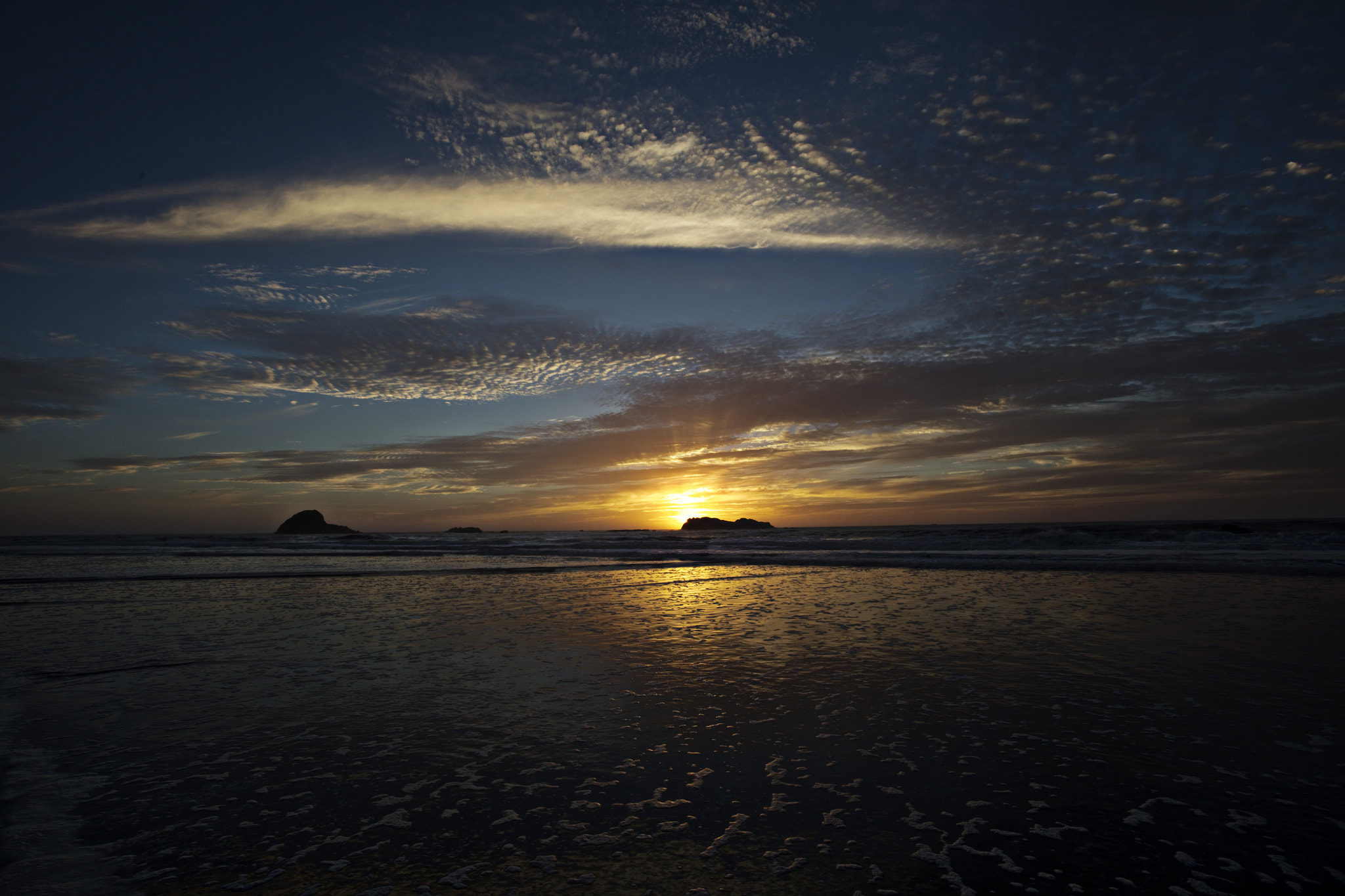 Canon EOS 5DS + Canon EF 17-40mm F4L USM sample photo. Sunset on the pacific photography