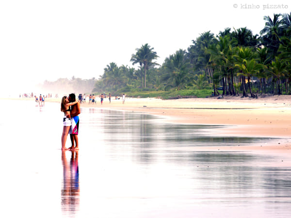 Couple Kissing At The Beach In Ilhéus, Brazil
