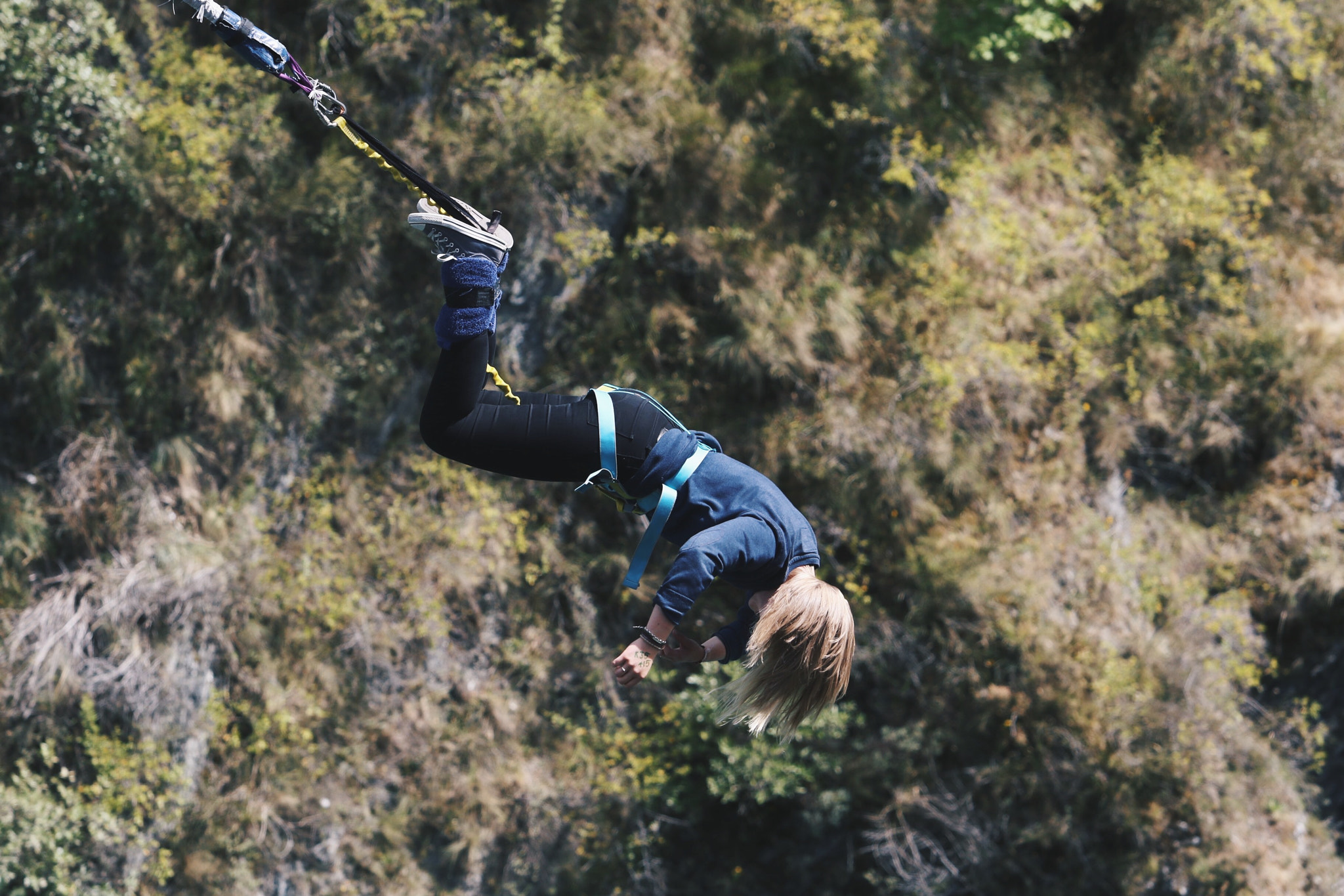 Canon EF 70-200mm F2.8L USM sample photo. Bungy aj hacket photography