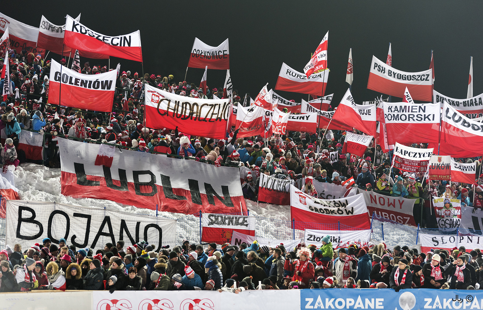 Nikon D810 sample photo. Zakopane - the world cup -  fans photography