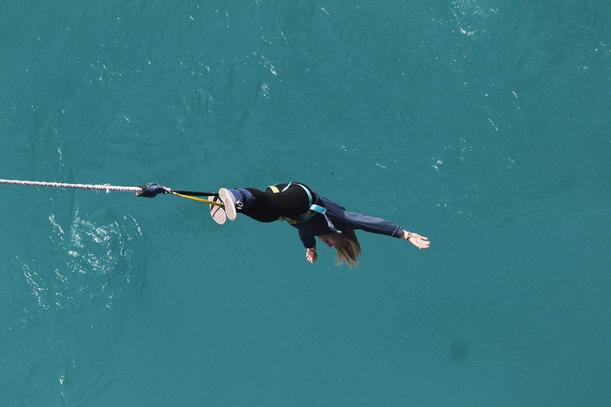 Canon EF 70-200mm F2.8L USM sample photo. Aj hacket bungy photography