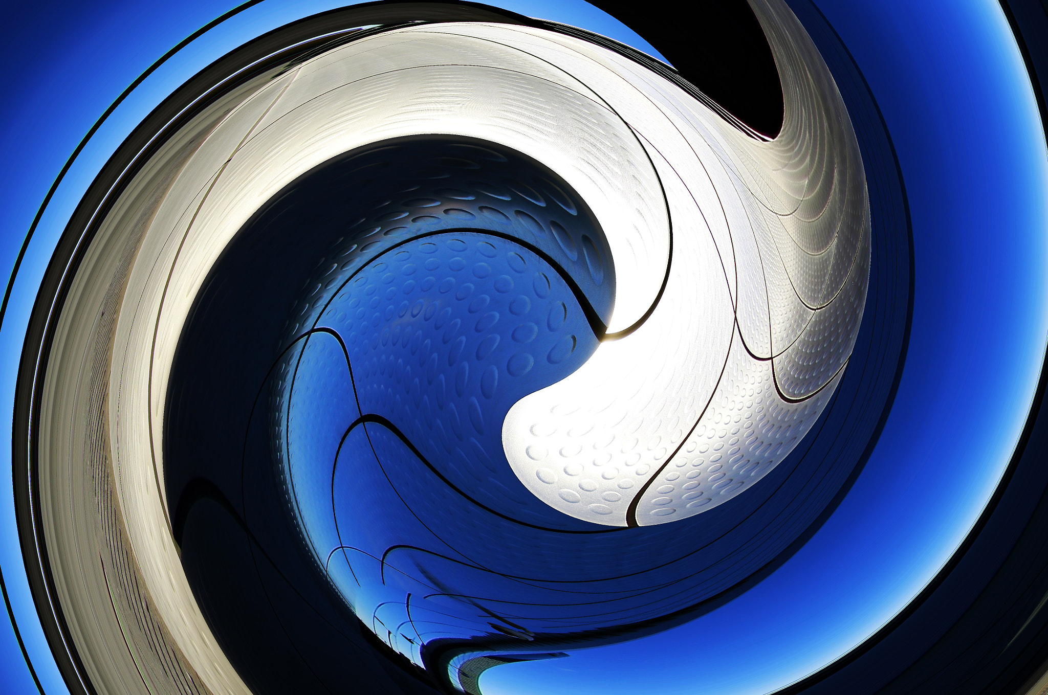 Canon EF 8-15mm F4L Fisheye USM sample photo. Metal azul photography