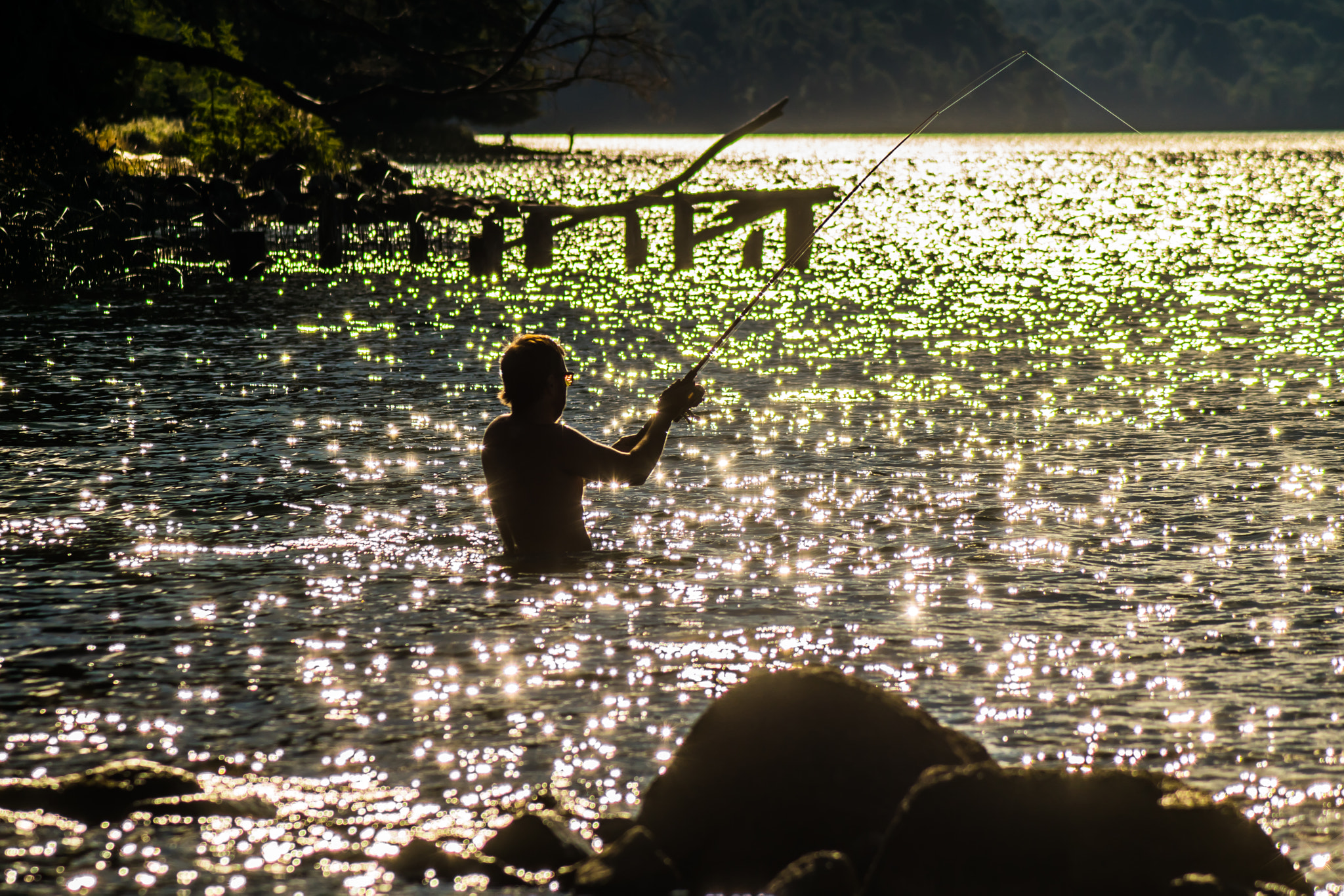 Nikon D5300 sample photo. Lago hermoso - pesca con mosca photography