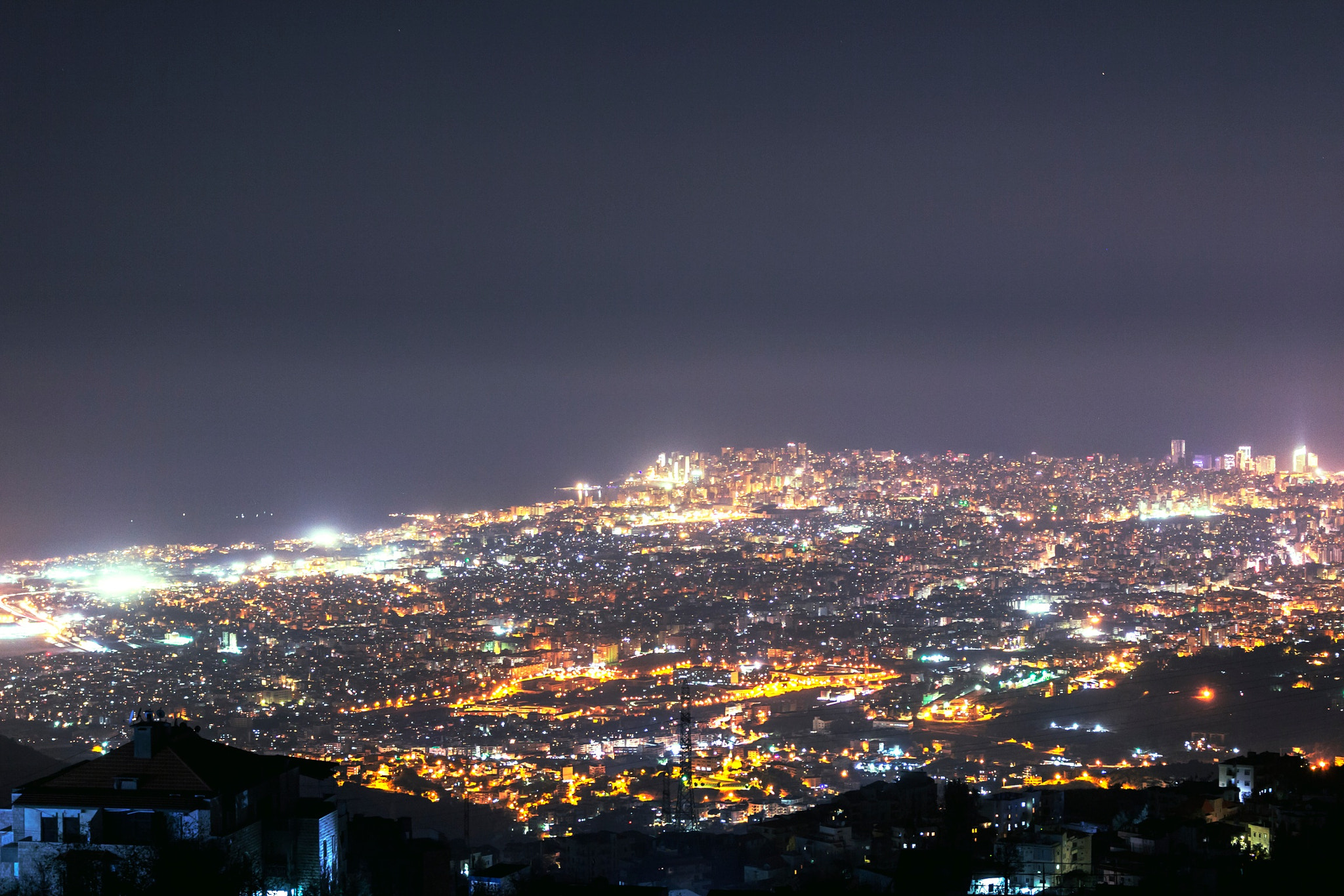 Canon EOS 60D sample photo. Early night, beirut ❤ photography