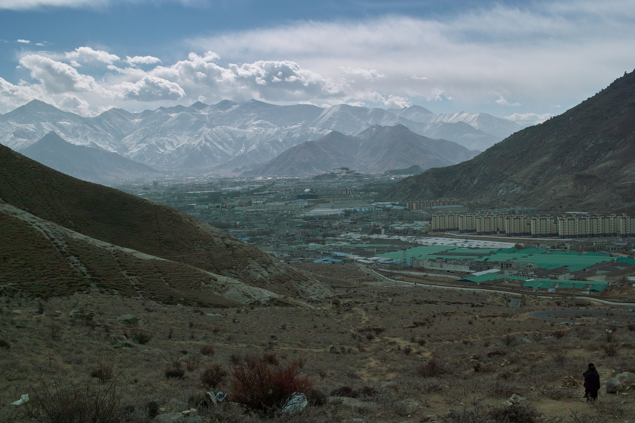 Sigma DP2s sample photo. Road to potala palace photography