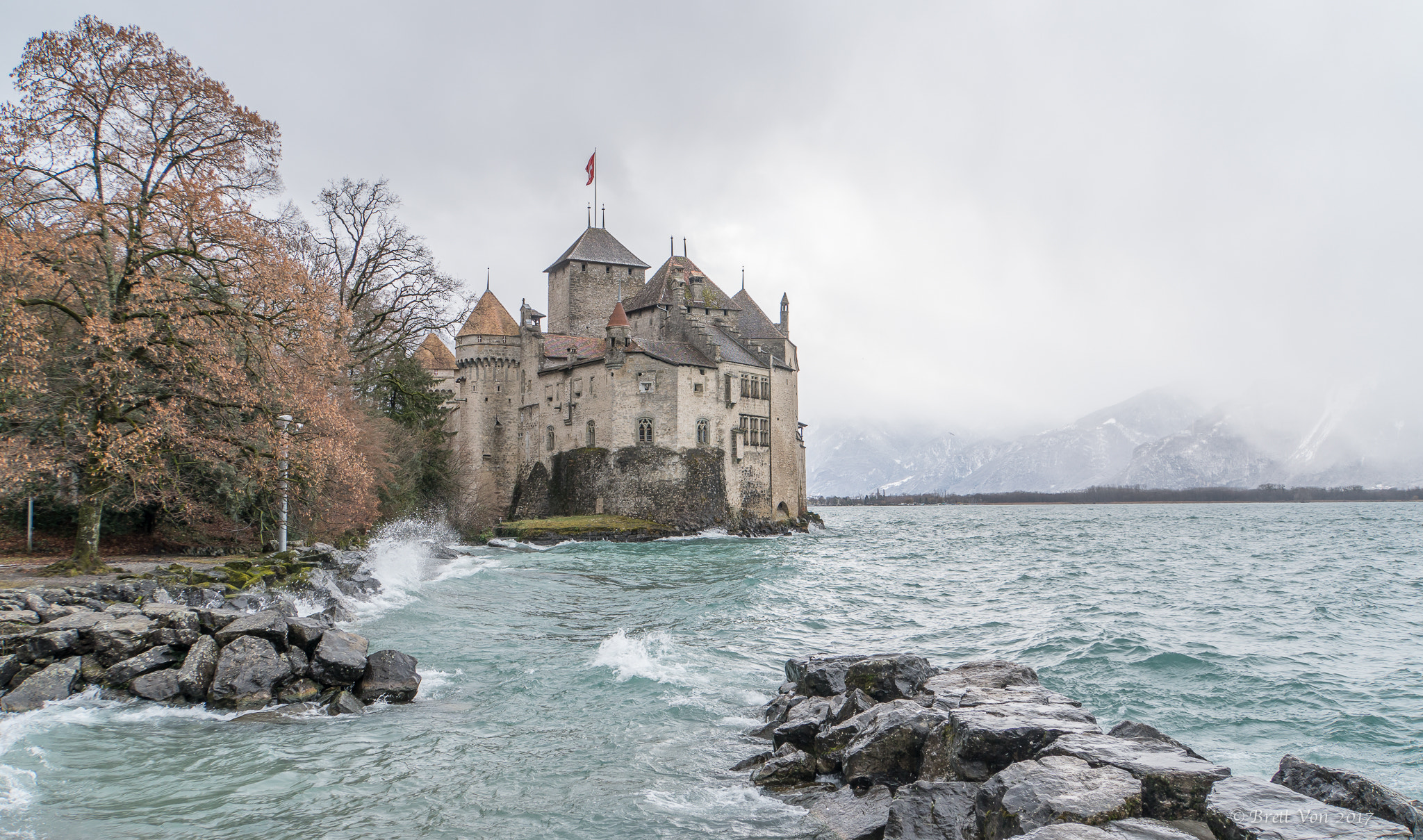 Sony E 18-200mm F3.5-6.3 OSS LE sample photo. Château de chillon near geneva switzerland. photography
