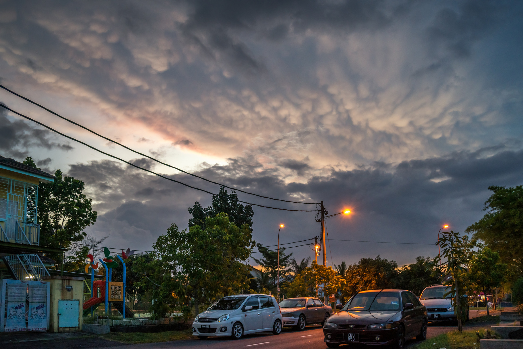 Nikon D610 sample photo. Beautiful cloud after sunset photography