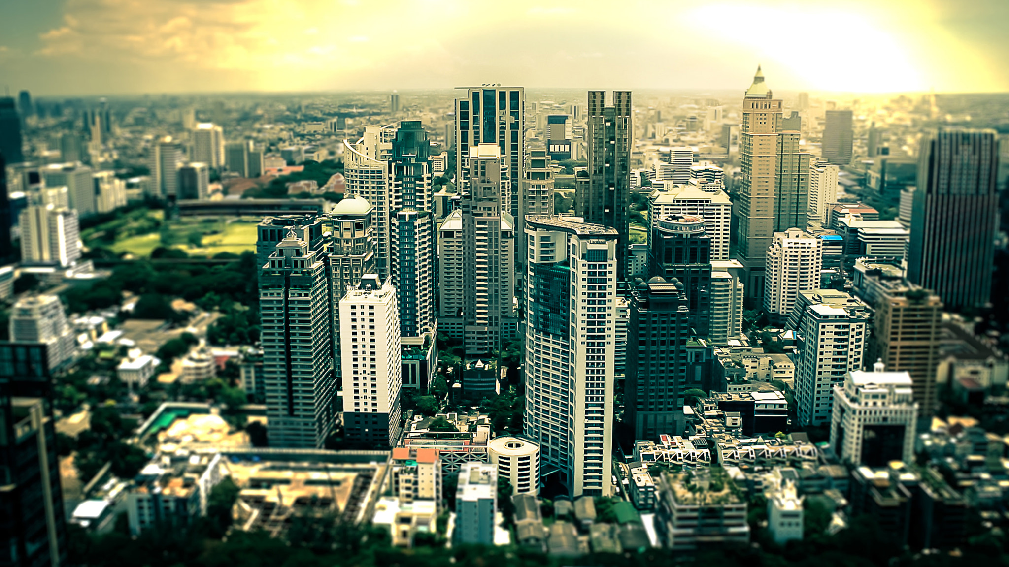 Canon EOS 500D (EOS Rebel T1i / EOS Kiss X3) sample photo. City top view in bangkok thailand. photography