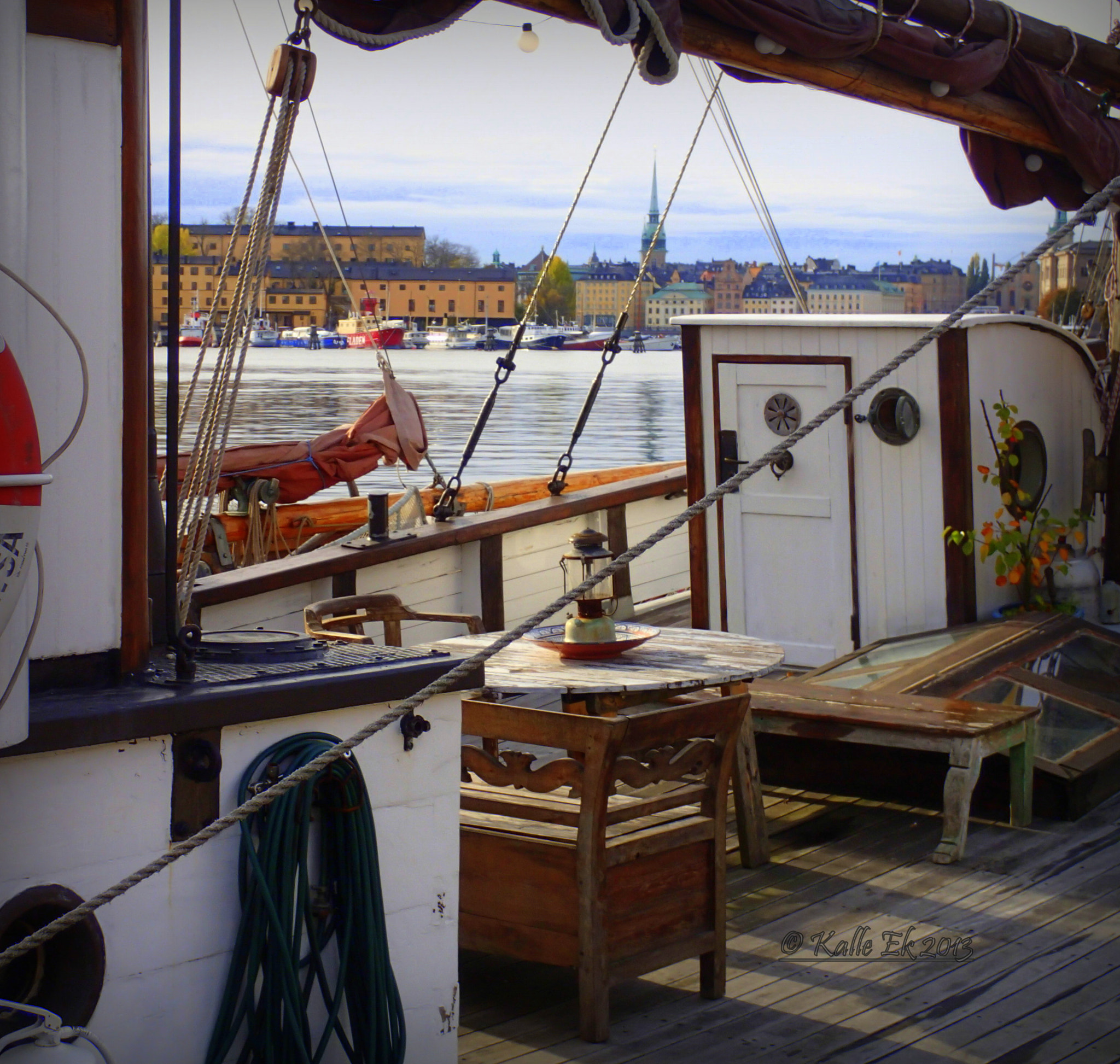 Olympus TG-2 sample photo. Boatlife in stockholm photography