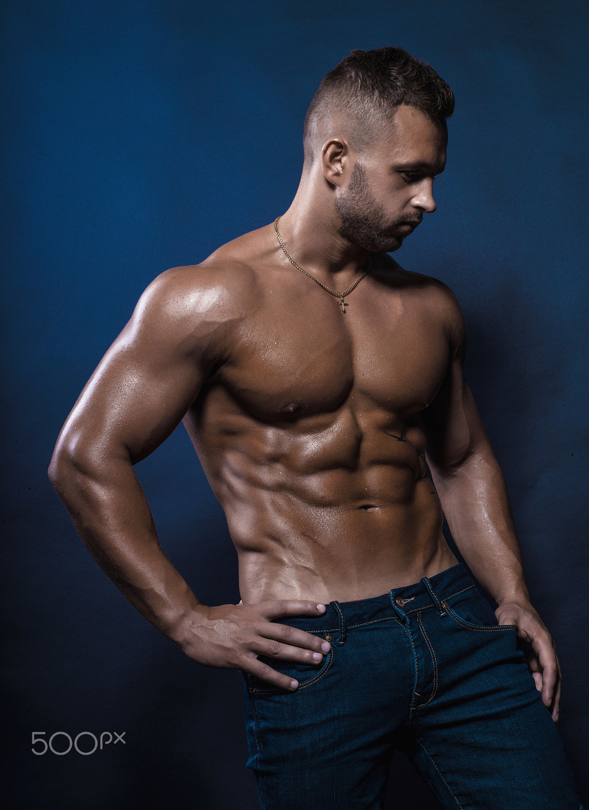 Nikon D600 + Nikon AF Nikkor 50mm F1.8D sample photo. Young handsome sexy fitness model photography