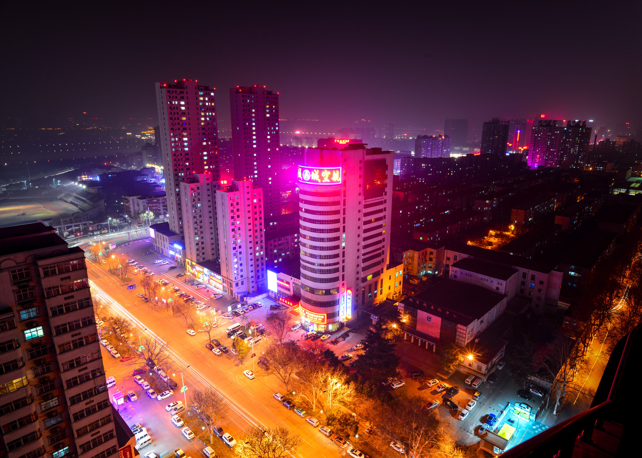 Nikon D800 + Nikon AF-S Nikkor 20mm F1.8G ED sample photo. Night view photography