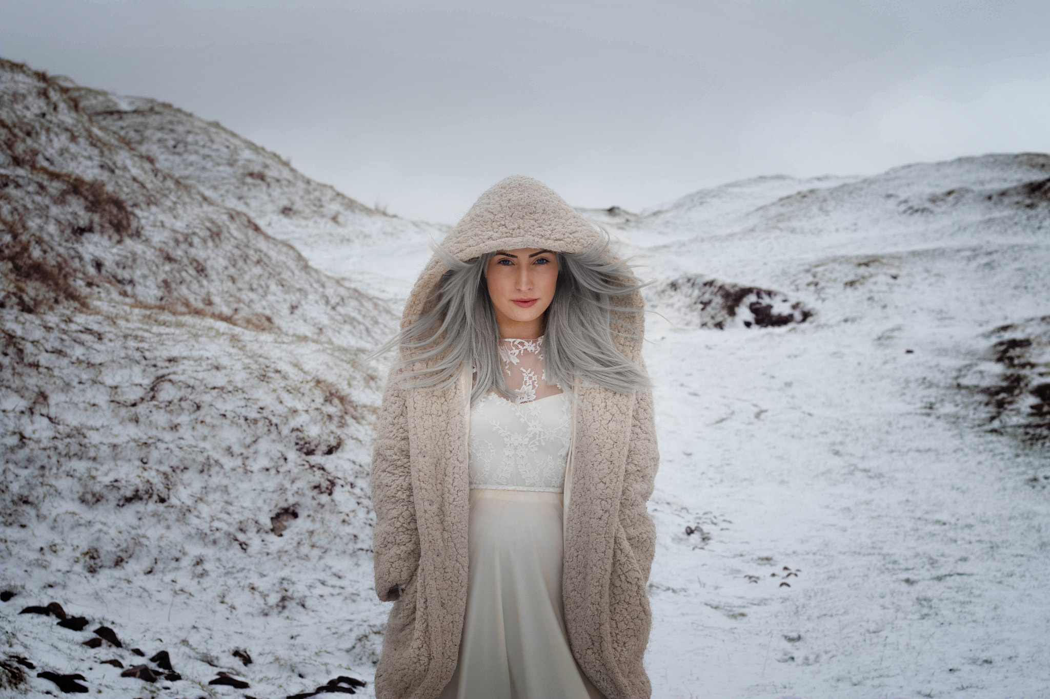 Canon EF 50mm F1.8 II sample photo. Snow queen photography