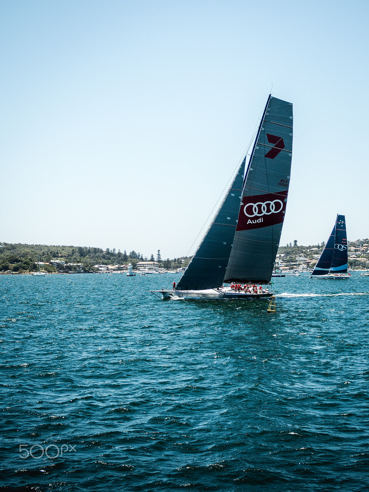 Olympus OM-D E-M10 II + Olympus M.Zuiko Digital 25mm F1.8 sample photo. Sailing race in sydney harbour photography