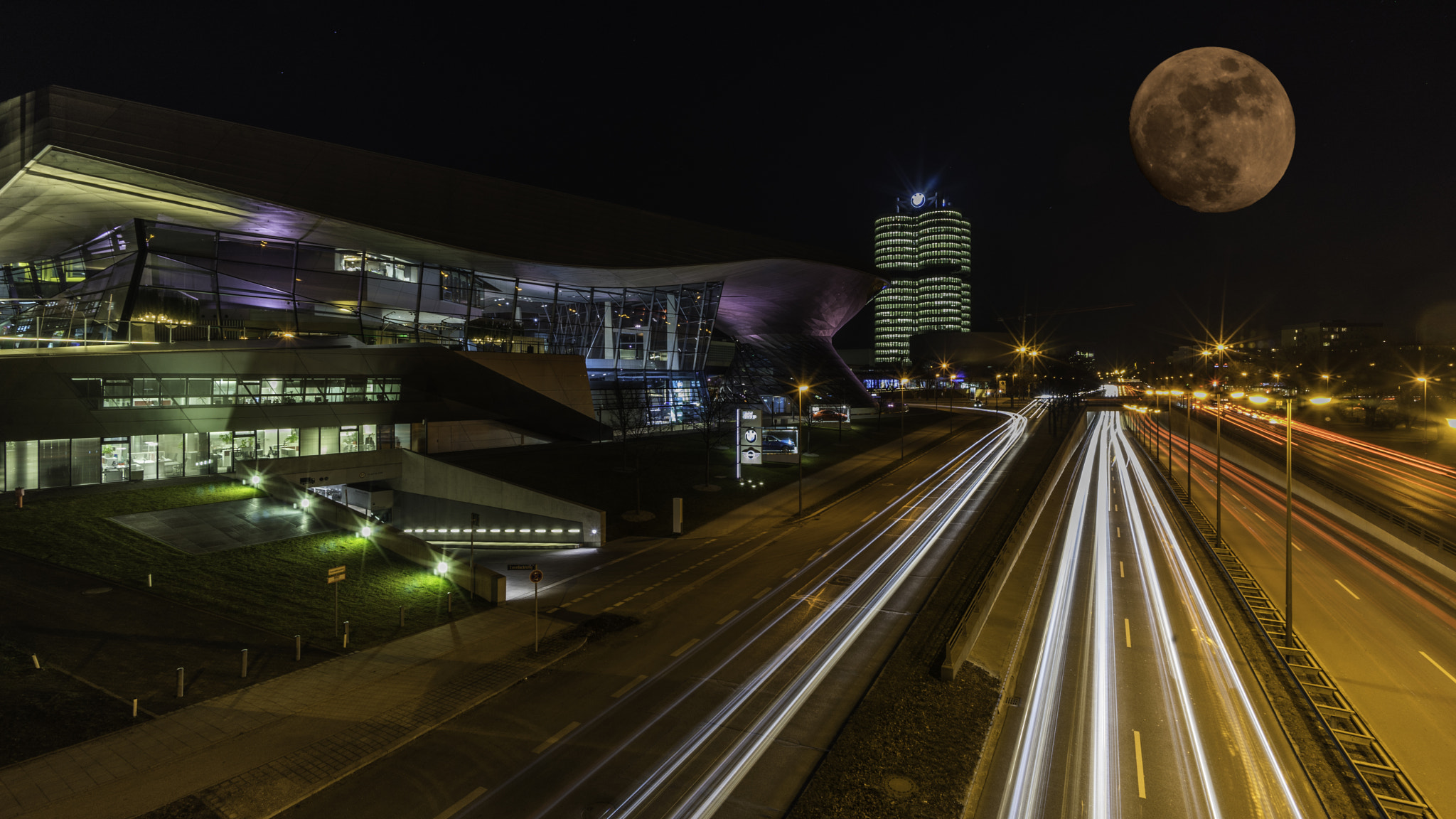 Voigtlander SUPER WIDE-HELIAR 15mm F4.5 III sample photo. Munich olympic tower photography