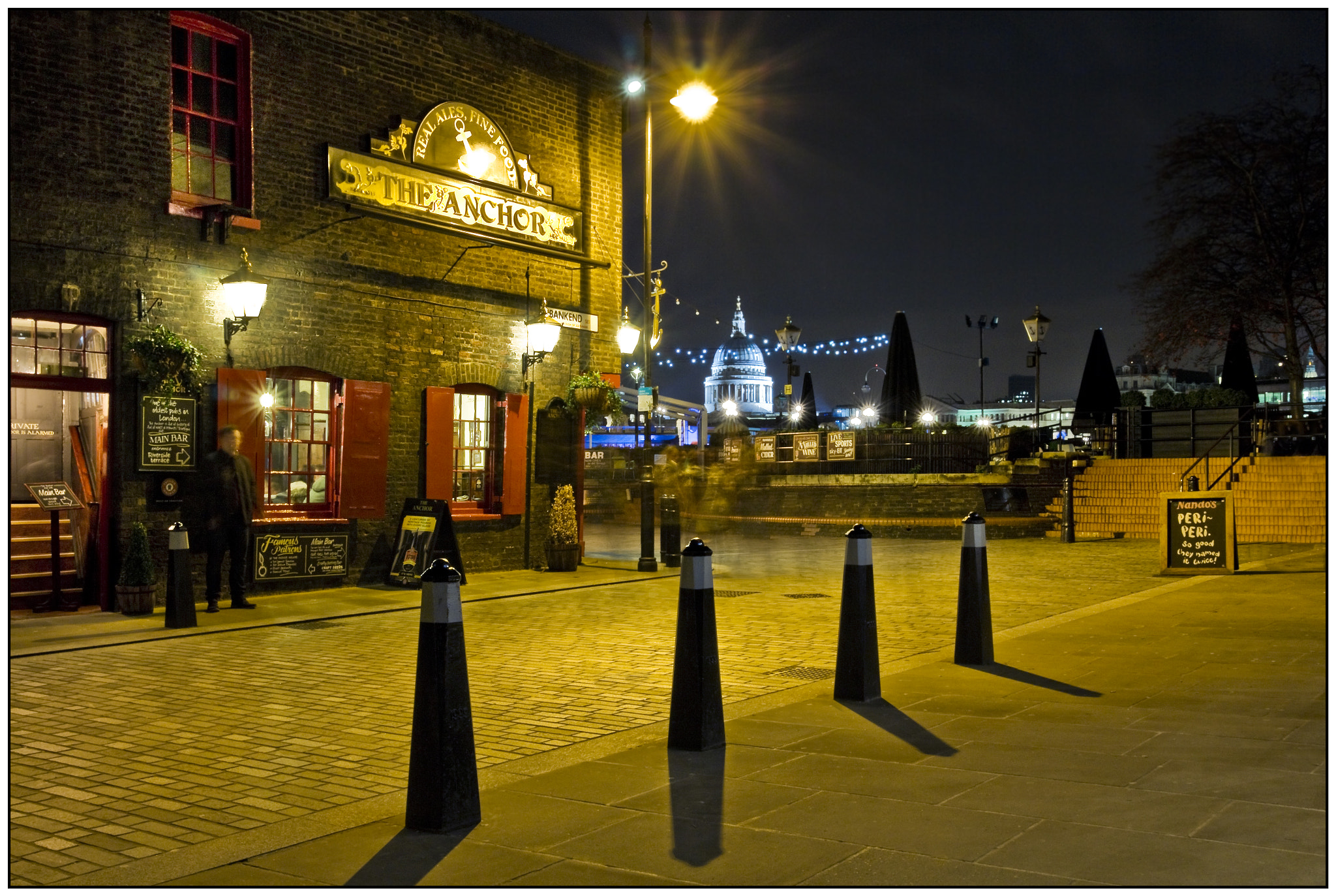 Canon EOS M sample photo. The anchor pub, south bank, london. photography