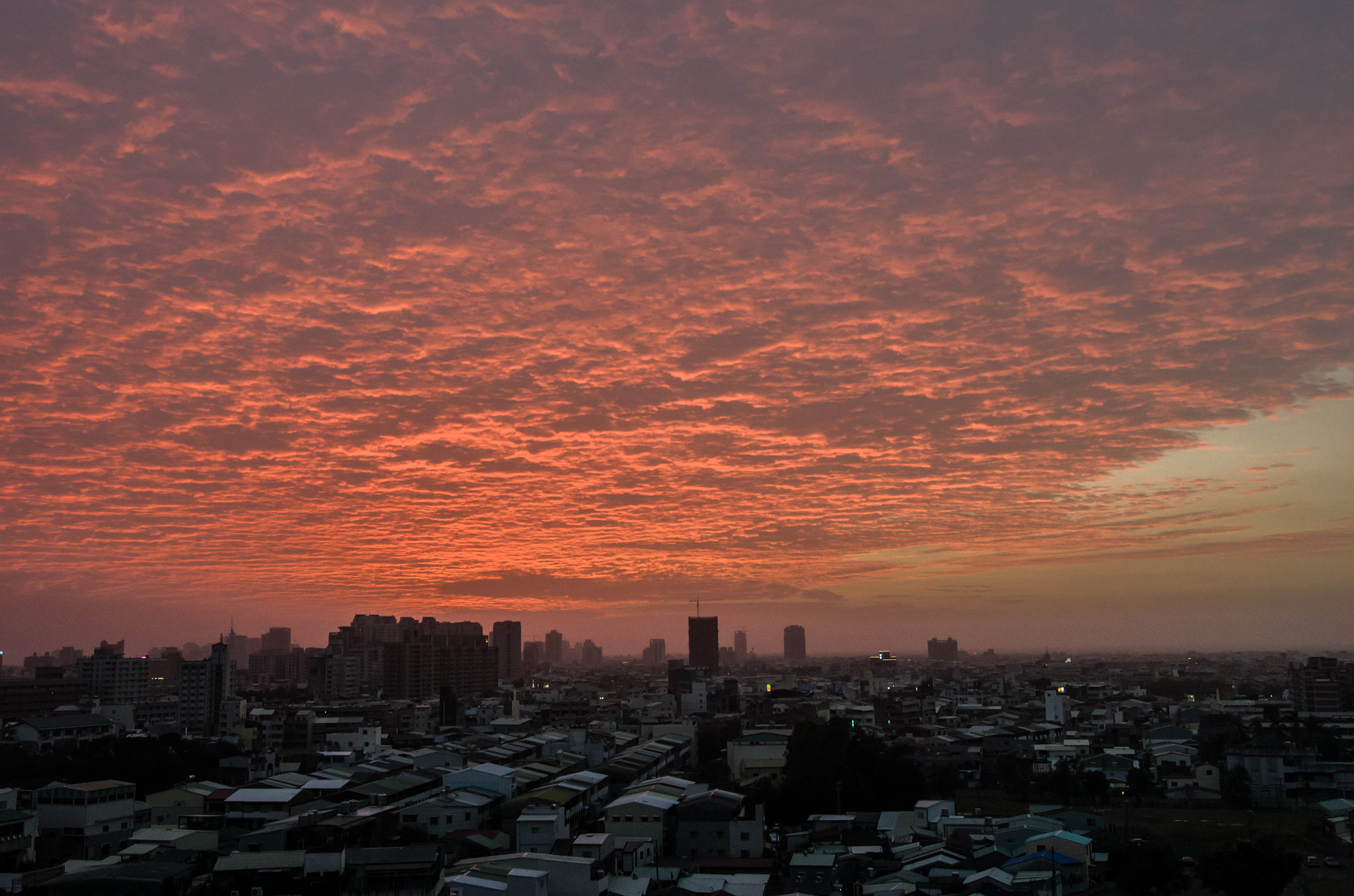 Pentax K-5 sample photo. Red cloud wave photography