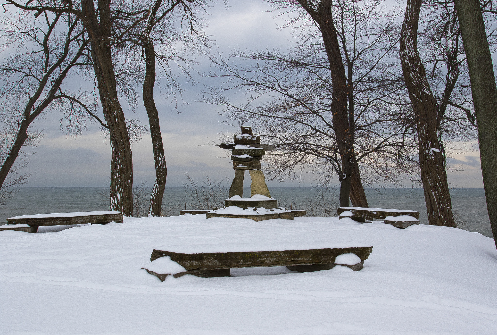 Canon EF 17-40mm F4L USM sample photo. Inukshuk photography