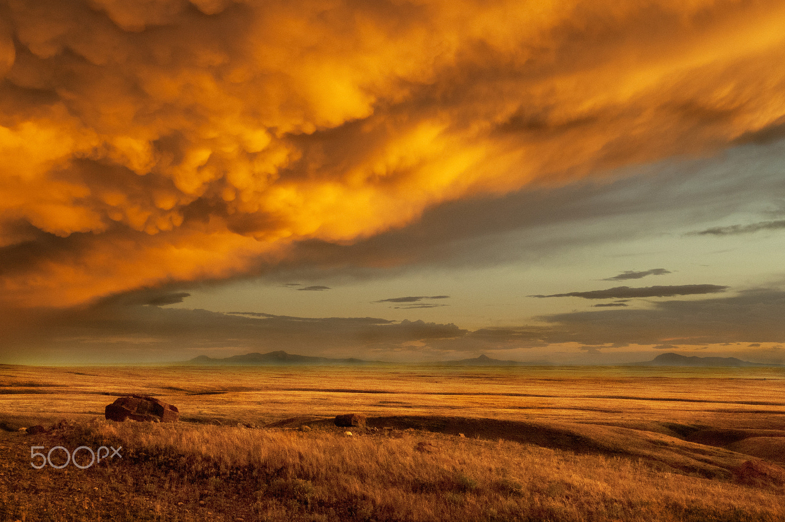 Nikon D2X + Nikon AF-S DX Nikkor 17-55mm F2.8G ED-IF sample photo. Red rock coulee sunset 1 photography