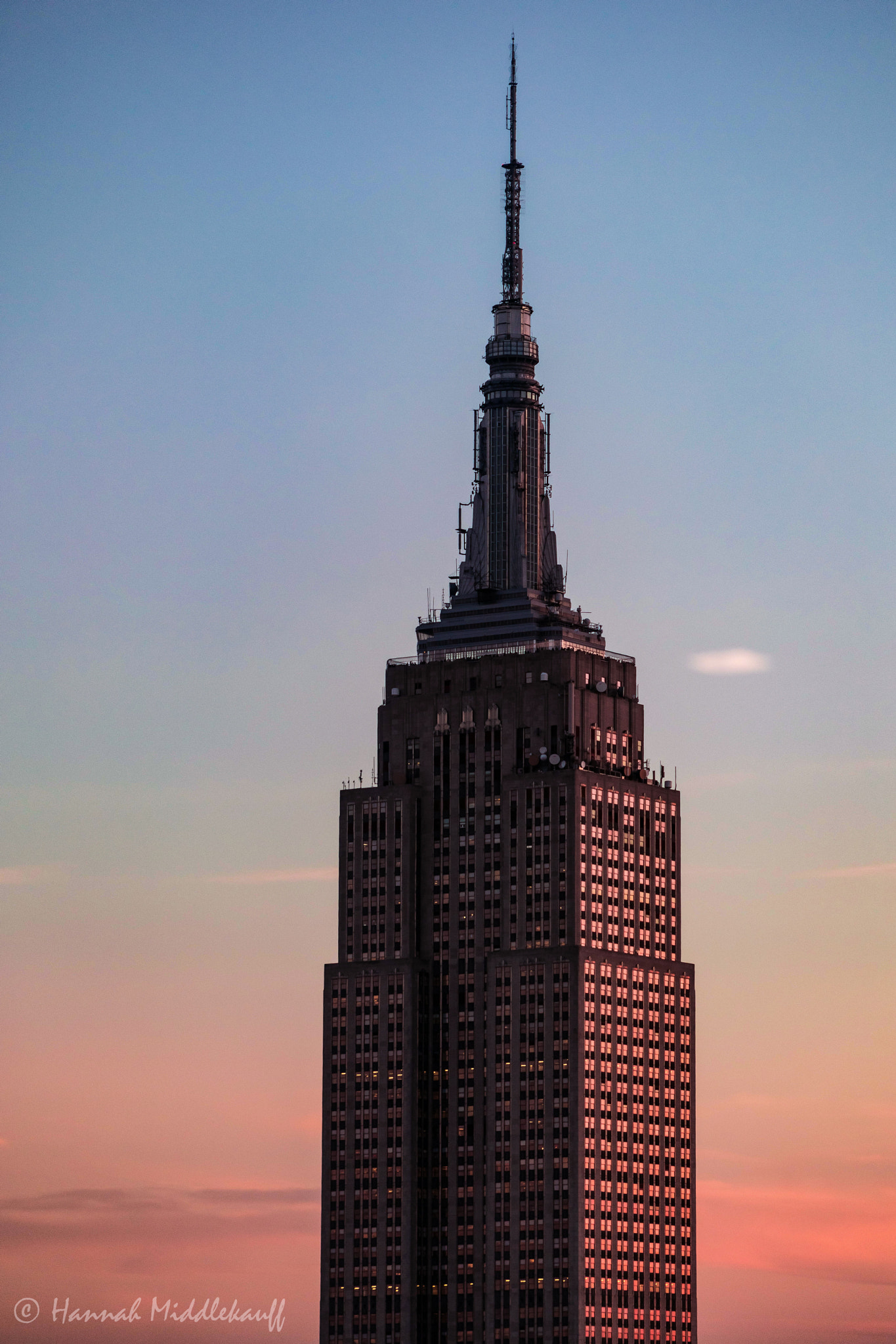 EF75-300mm f/4-5.6 sample photo. Empire state of sunset photography