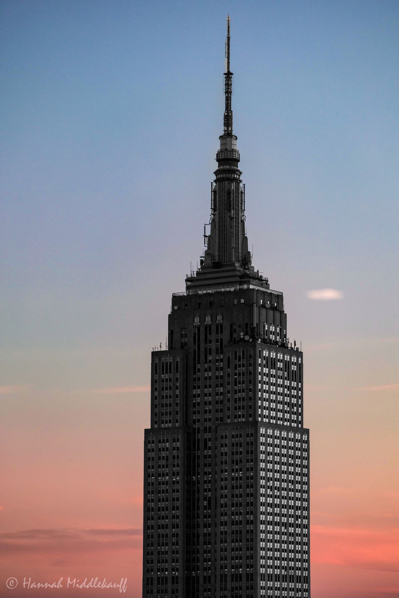 EF75-300mm f/4-5.6 sample photo. Empire state of sunset photography