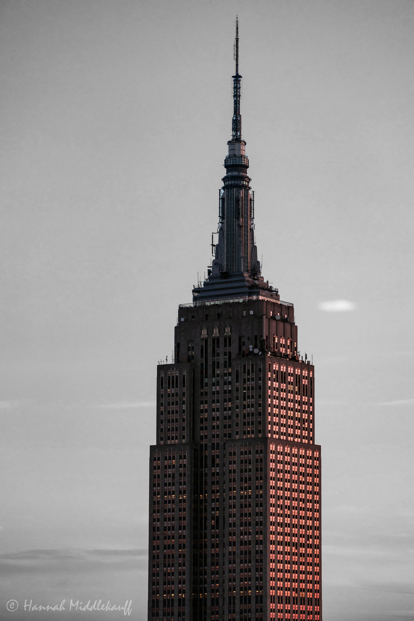 EF75-300mm f/4-5.6 sample photo. Empire state of sunset photography