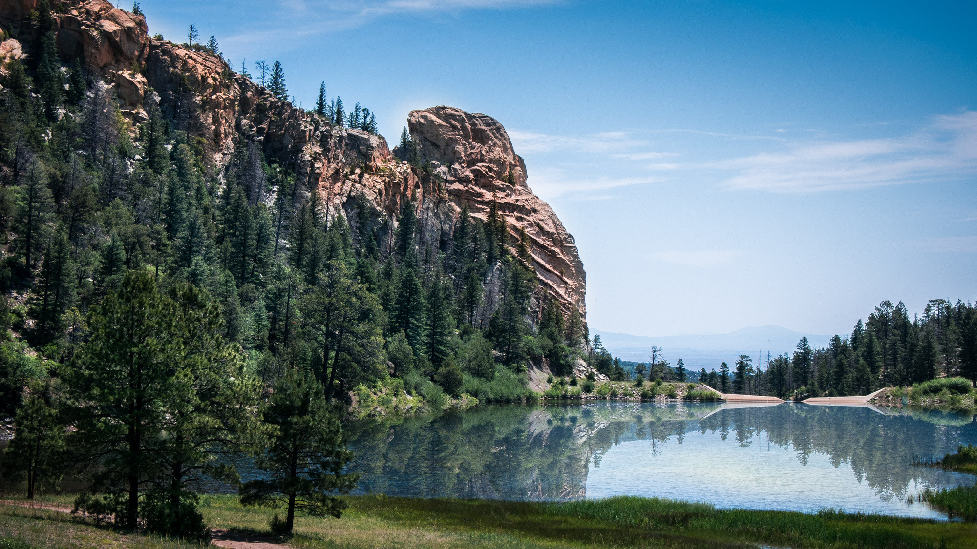 Nikon 1 J5 sample photo. The philmont reservoir photography